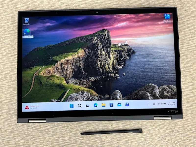 Lenovo ThinkPad X13 Yoga Gen 2 Touch 2n1 i5-1145G7 16GB 256GB SSD W11P w/ issue
