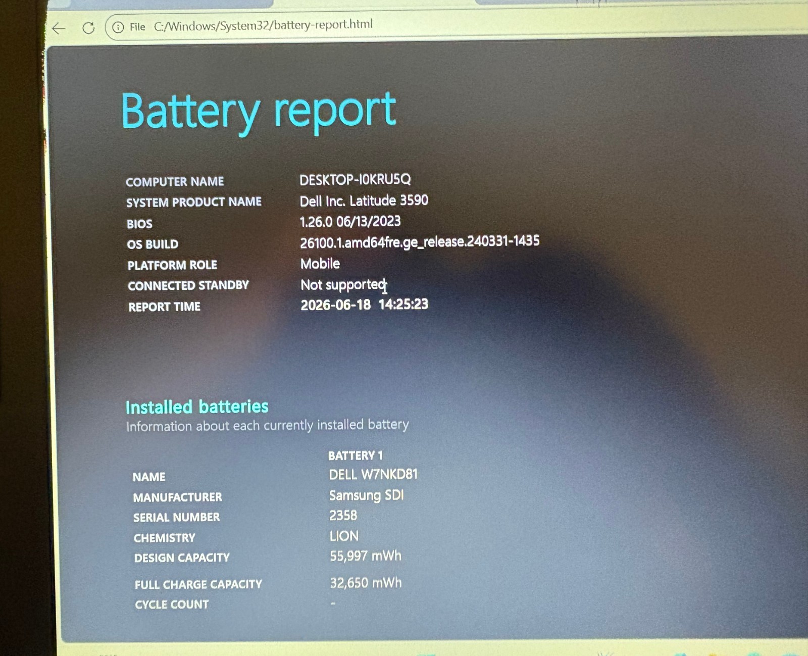 Dell Latitude 3590 15.6″ 1.8GHz i7-8550U 512GB SSD 16GB RAM Win 11 Pro ; 6175482