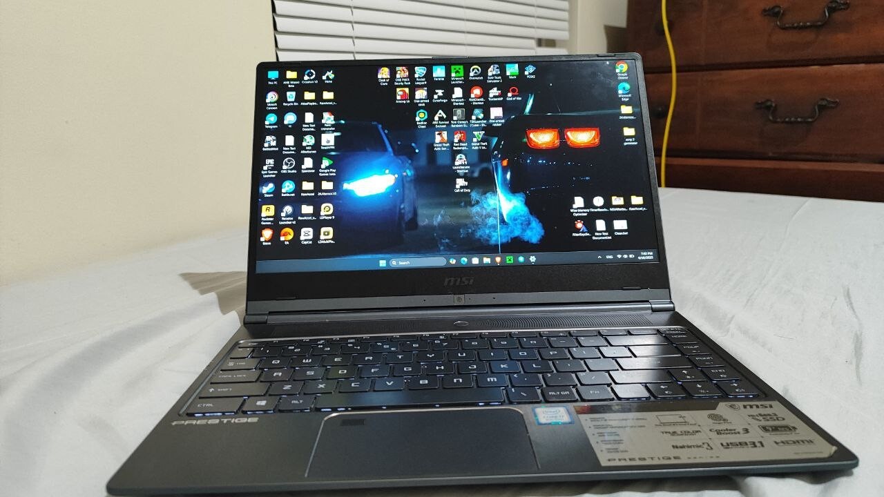 MSI Laptop | ps42 Modern | PRESTIGE Series | Components: i7-8550U , 16GB RAM…