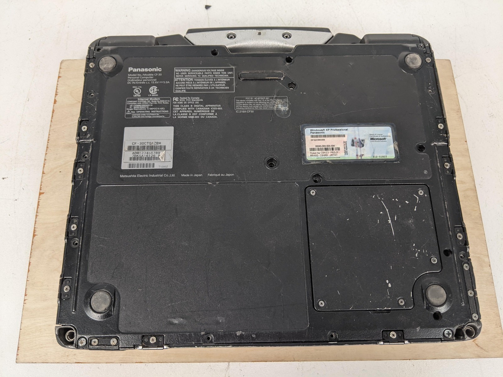 Panasonic Toughbook CF-30 13.3in Rugged Laptop Intel Dual Core Parts Repair