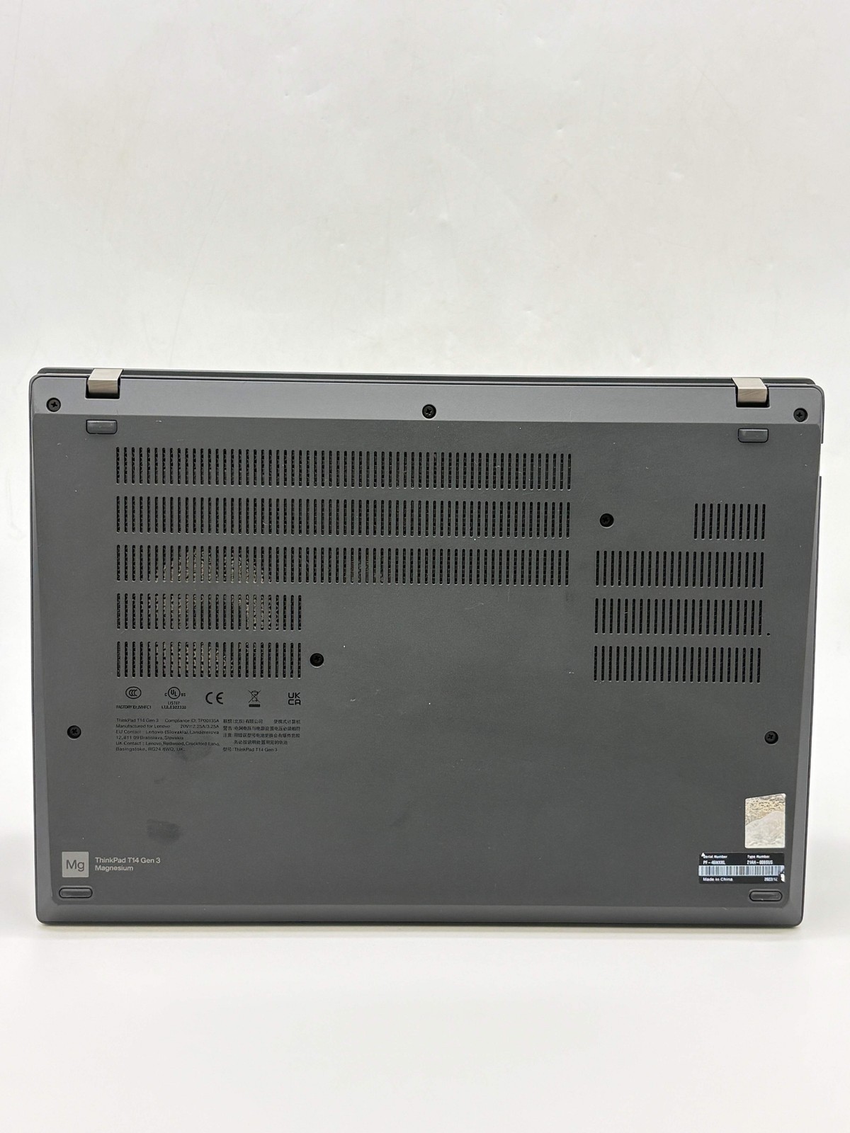 Lenovo ThinkPad T14 Gen 3 Core i7-1260P 16GB RAM 512GB SSD Gray For Parts