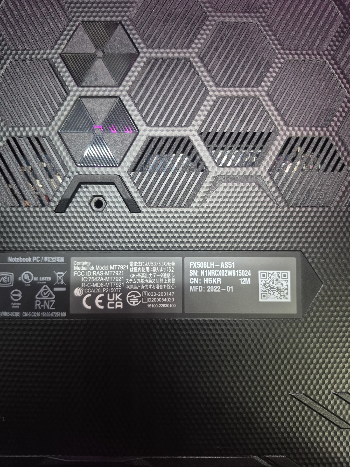 BAD GPU | ASUS TUF F15, Intel i5-10300H, GTX1650, NO SSD, 16GB RAM D2