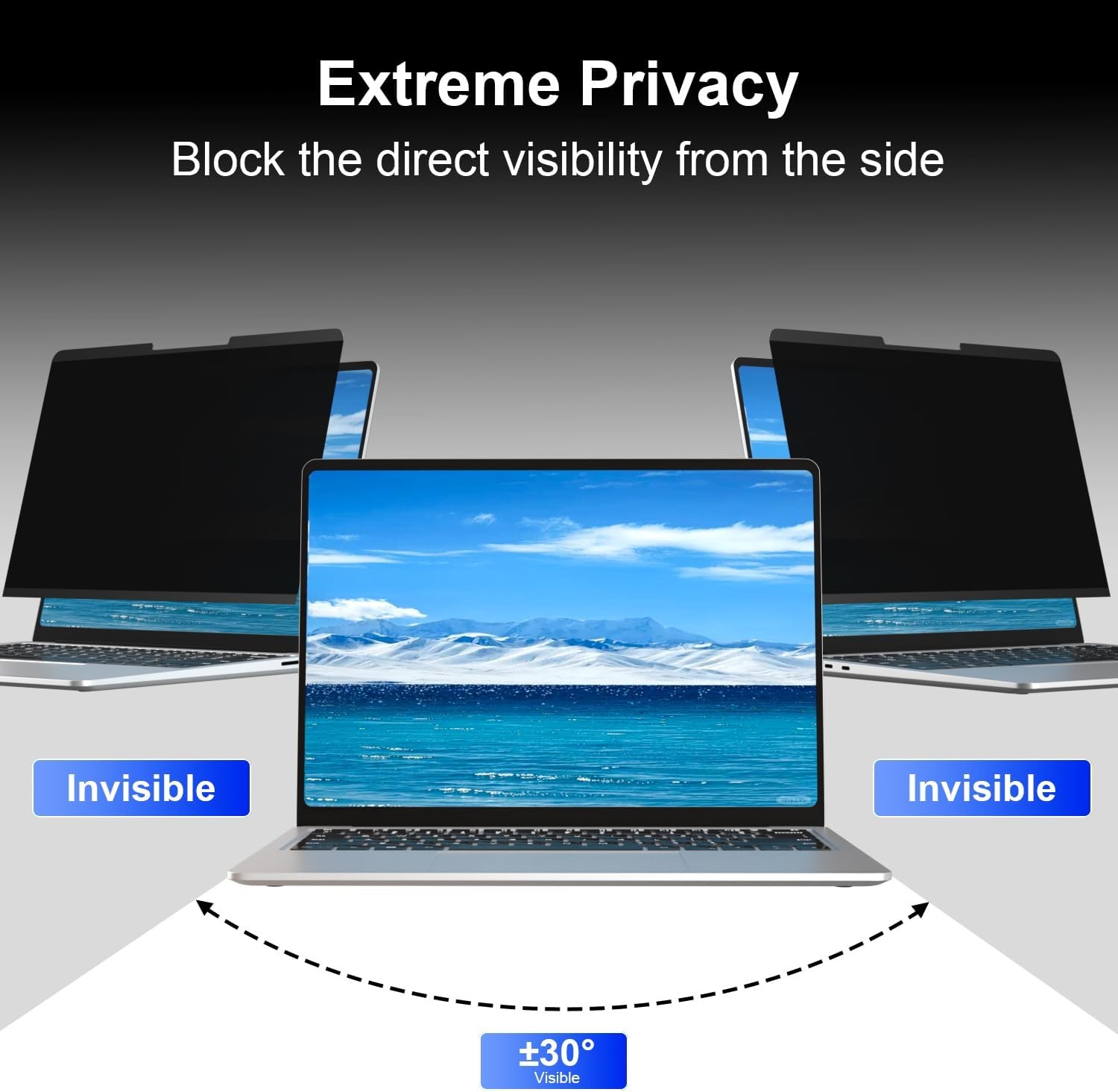 Screen Protector for 13.5 Inch Microsoft Surface Laptop – Magnetic Privacy, Anti
