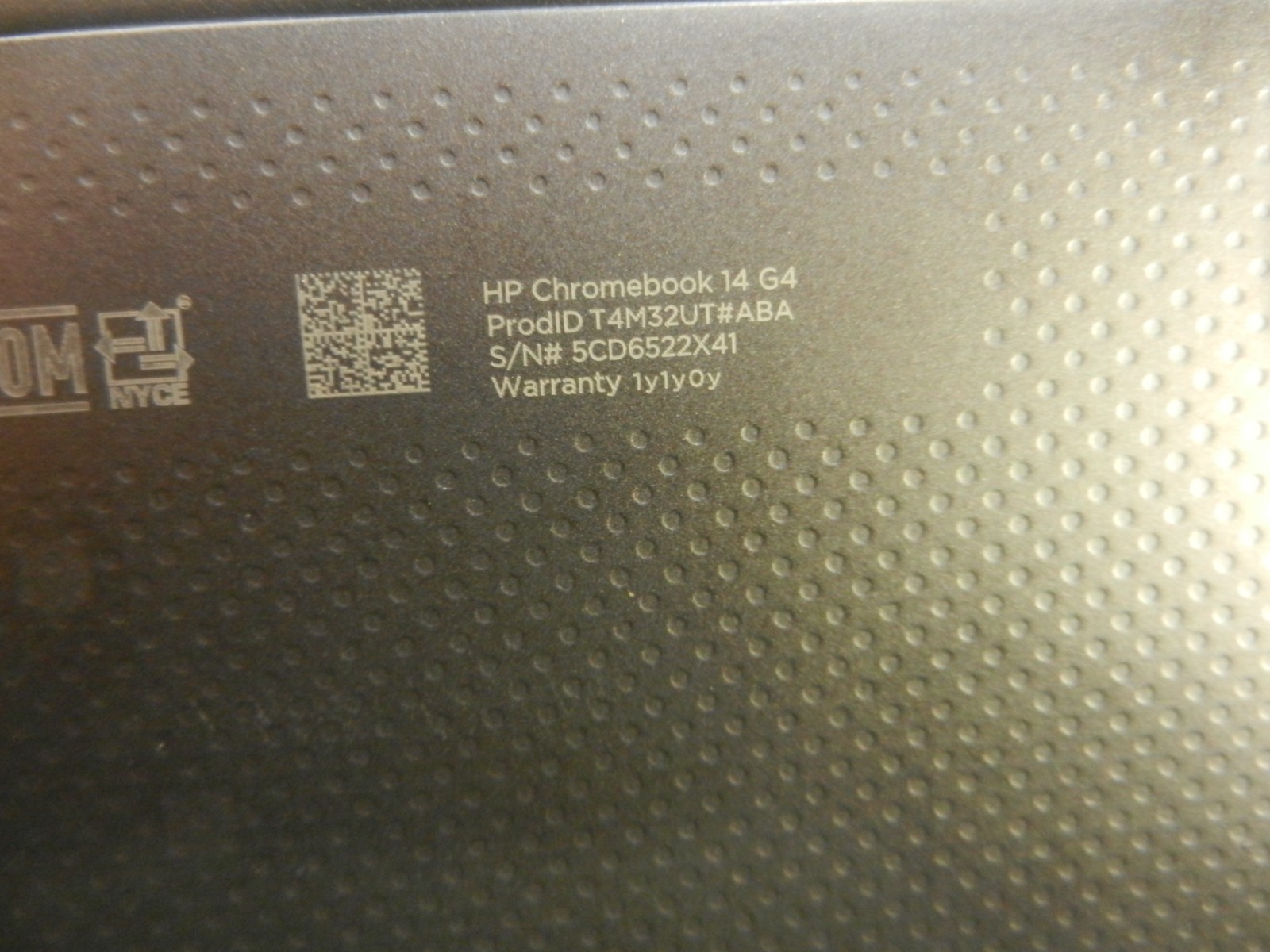 HP Chromebook 14 G4 notebook laptop