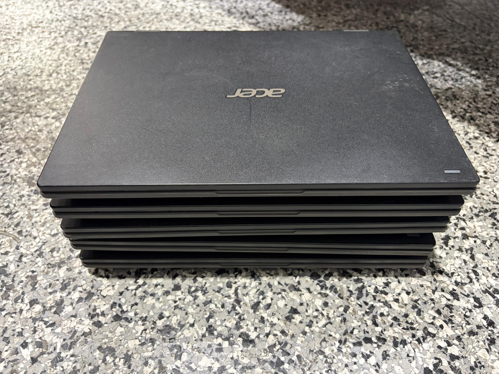 LOT of 5. Acer TravelMate B118-M , N4000 4GB Ram 64GB SSD NO Windows installed.