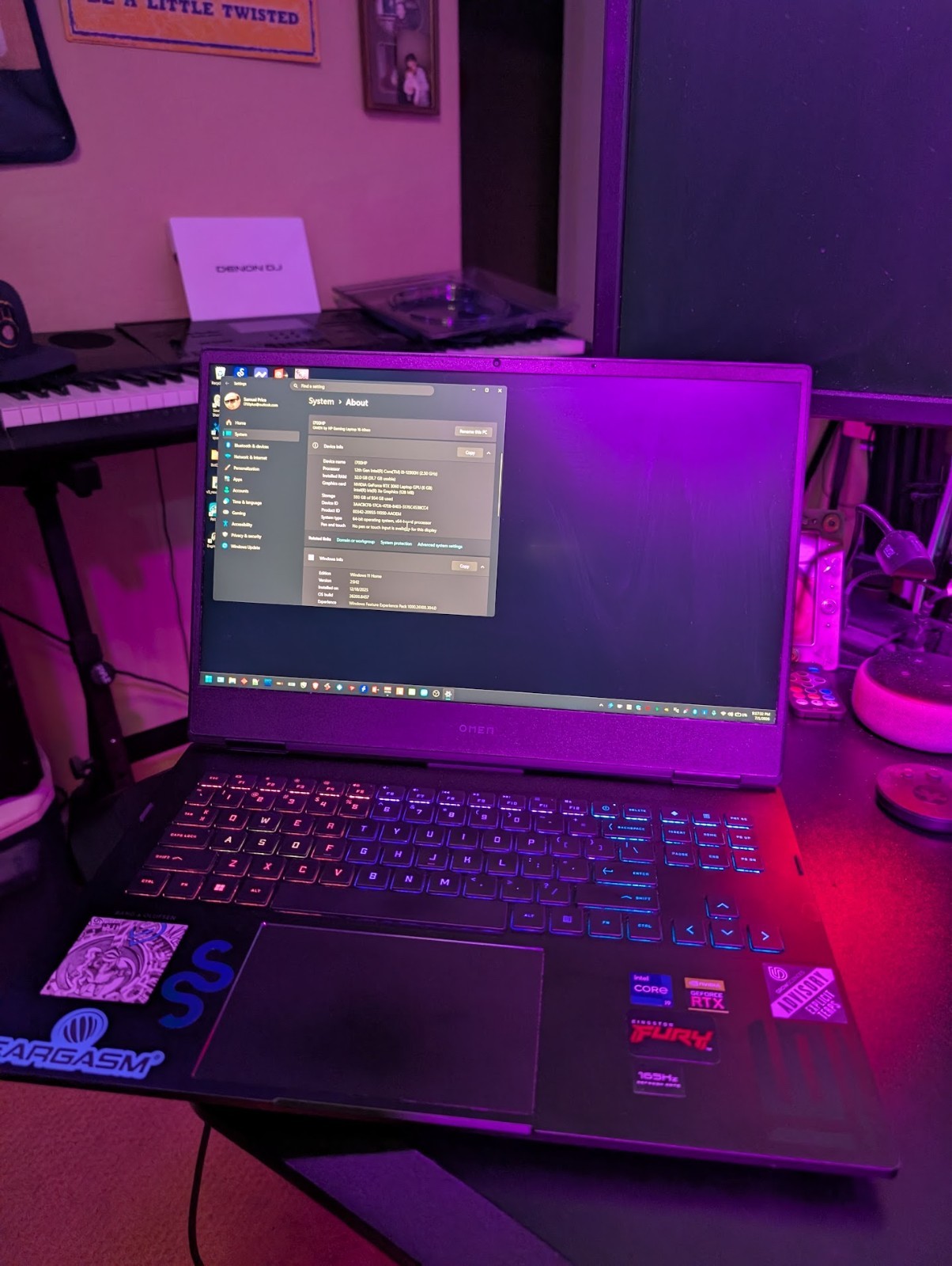 HP OMEN-16.1″QHD Gaming Laptop-12th Gen Intel Core i9-12900H-32GB Memory-RTX3060
