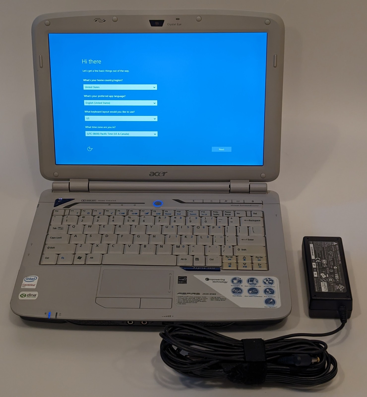 Acer Aspire 2920-6569 12.1″ Laptop – Intel Core 2 Duo – 2GB RAM – 250GB HDD