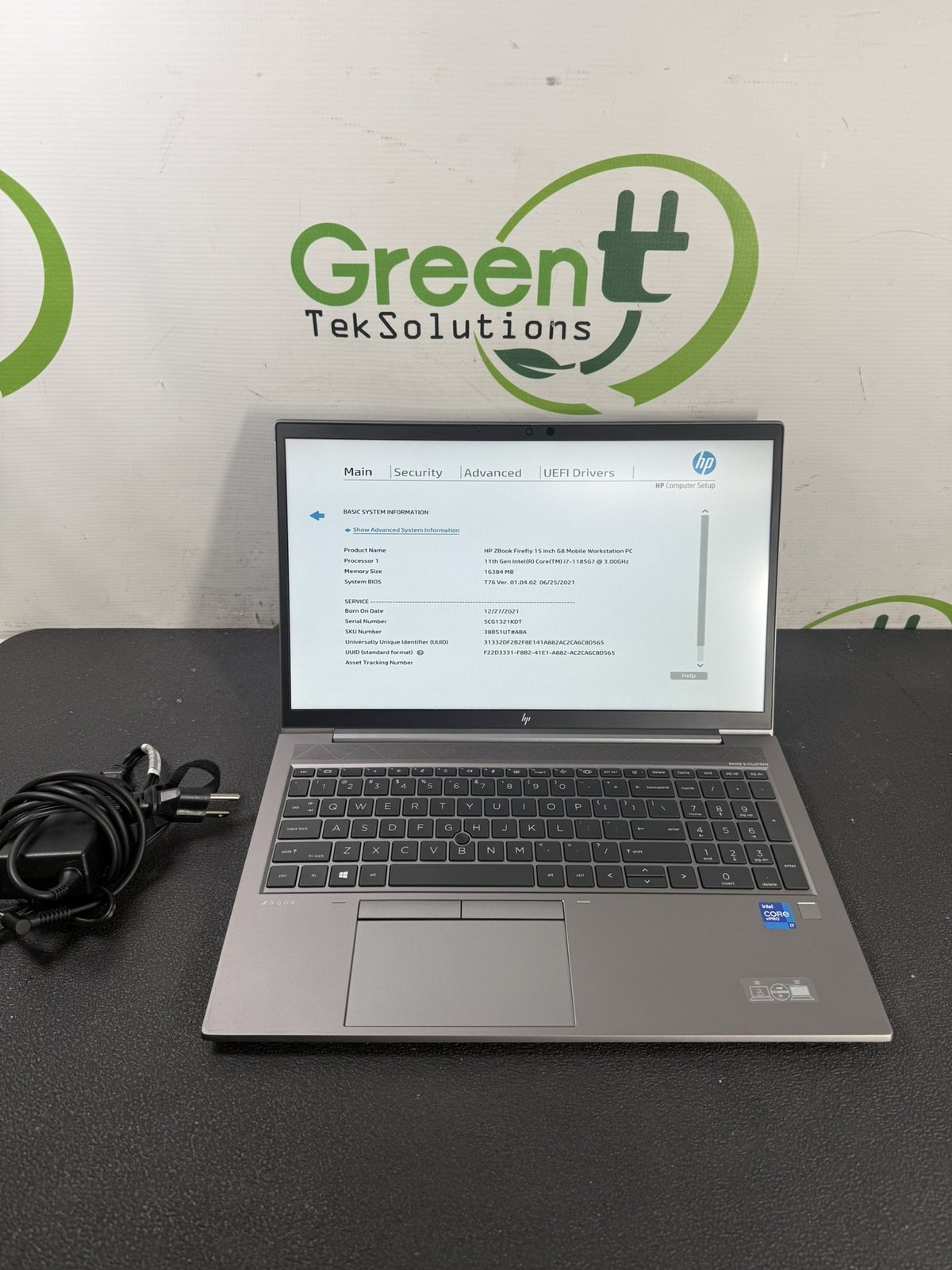 HP ZBook Firefly 15 G8 15.6″ Core i7-1185G7 3.0GHz 16GB DDR4 256GB SSD ~ READ