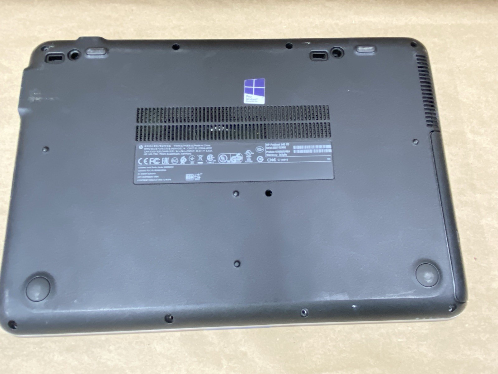 HP 640 G3 – 14″ 1366×768 – i5-7200U – 4GB – 128GB SSD – Win 10 Pro READ