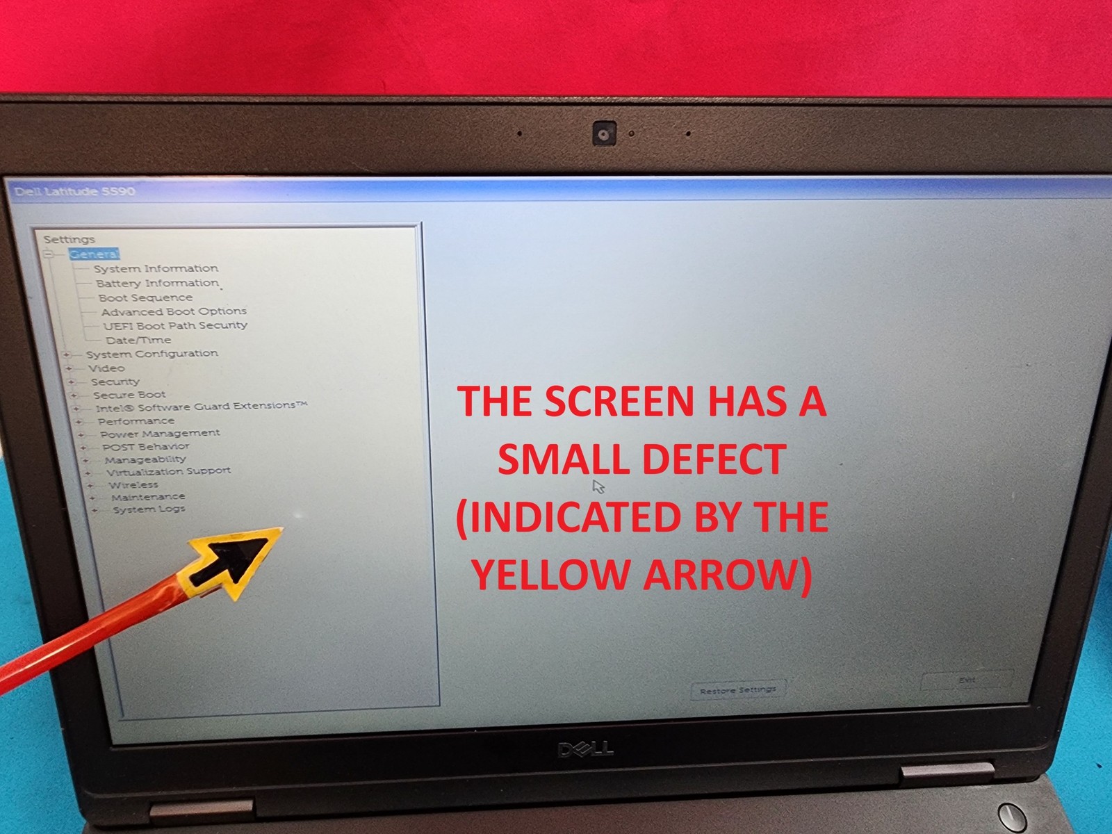 Dell Latitude 5590 i5-8350U 8GB RAM 128GB SSD FingerPrint Webcam Win11Pro 207560