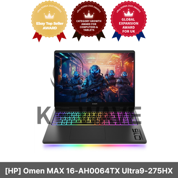 [HP] Omen MAX 16-AH0064TX Ultra9-275HX (32GB/1TB/RTX5080/Win11Home)