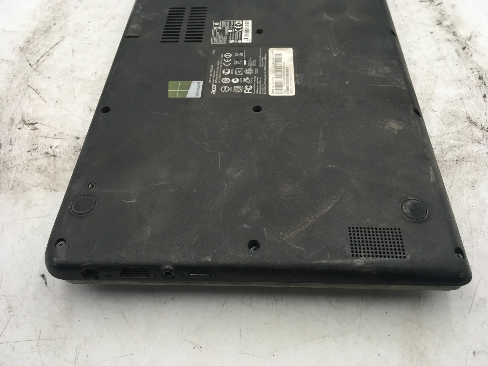 ACER ASPIRE V5 122P 0408 – FOR PARTS/NO POWER – AMD A4 1250 – 4GB RAM – READ -BB
