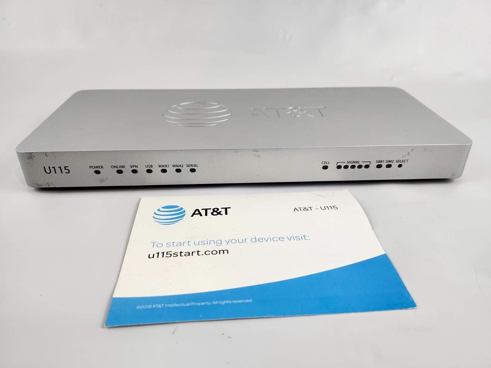 AT&T ASB-U115-4ATT-OUS VPN GATEWAY 990324-05 ASB-1002-CM04-OUS With Accessories