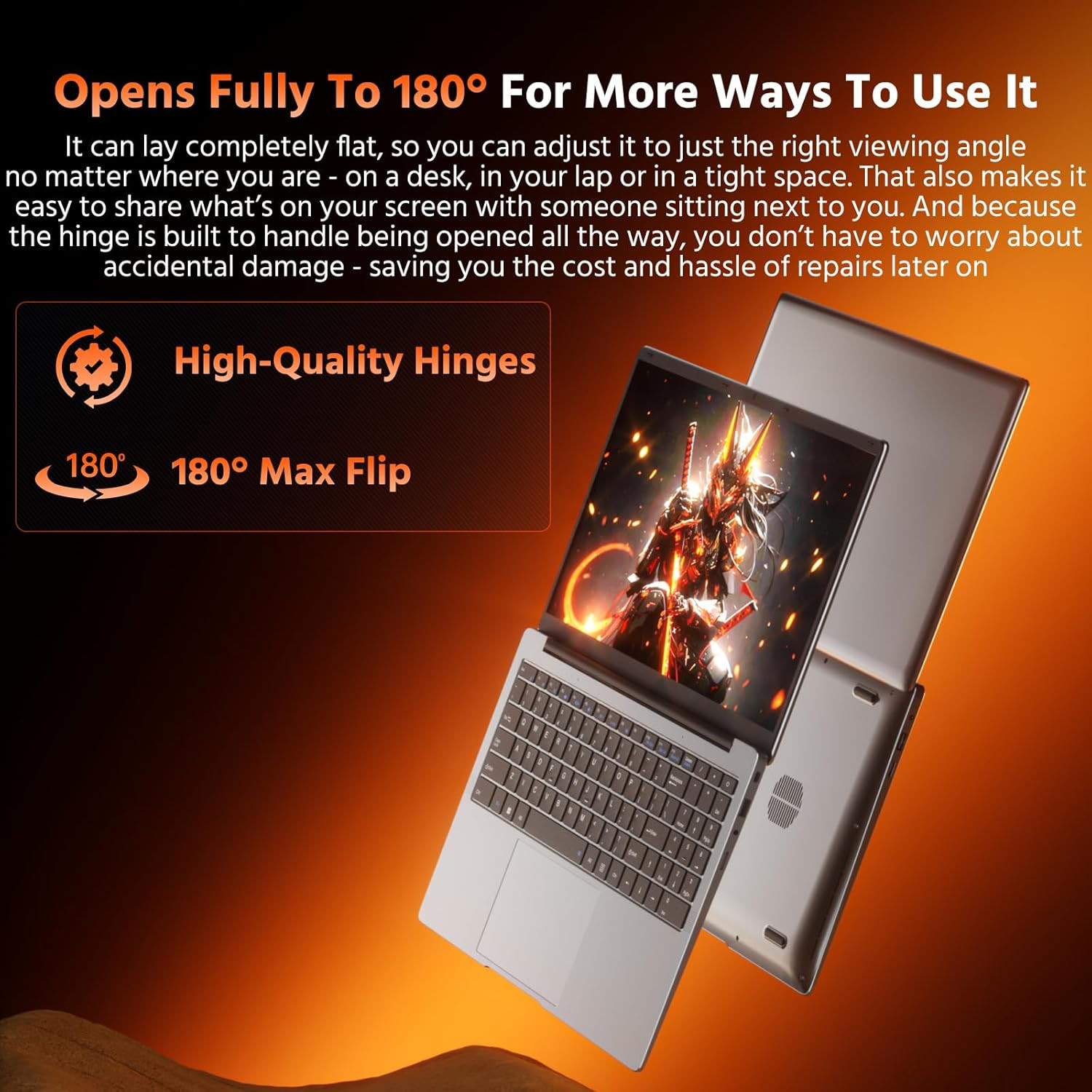 15.6″ Laptop Computer Win 11 Office Suite FHD IPS Srgb Notebook 2.4G&5G Wifi BT