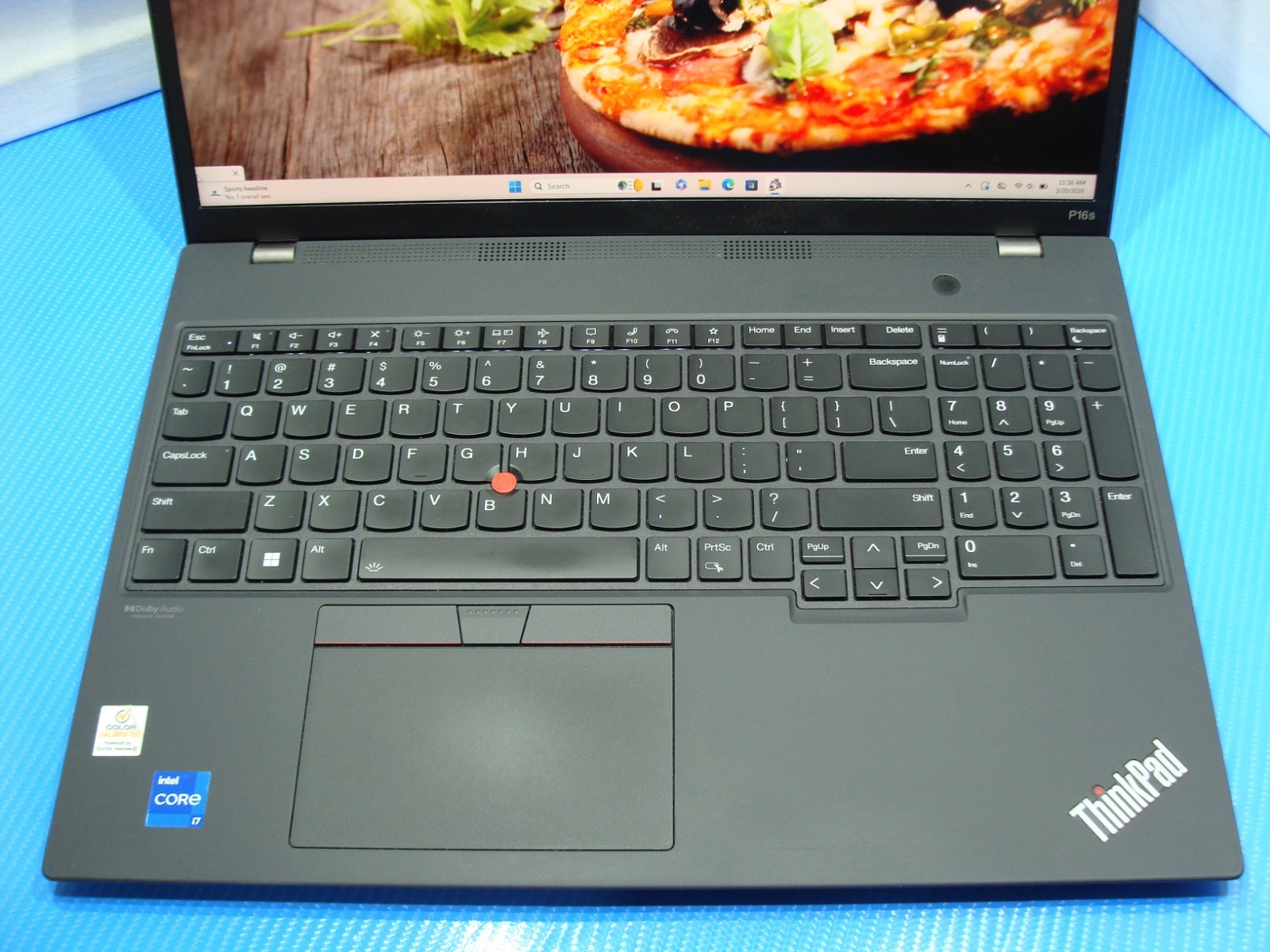 Lenovo ThinkPad P16 Gen 1 16″ WUXGA core i7-1260P 2.1Ghz 32GB RAM 1TB SSD T550