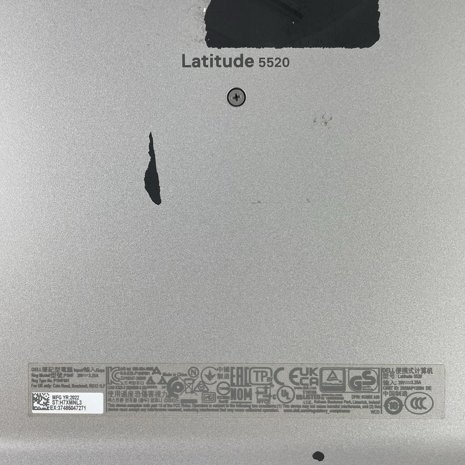 Dell Latitude 5520 15.6″ i5-1145G7 2.60 GHz 8 GB RAM No SSD/OS/Battery – Read