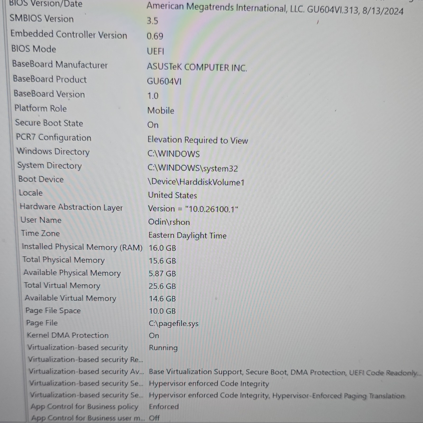 ASUS ROG Zephyrus M16 GU604VI 16″ i9-13900H RTX 4070 16GB SSD W11H