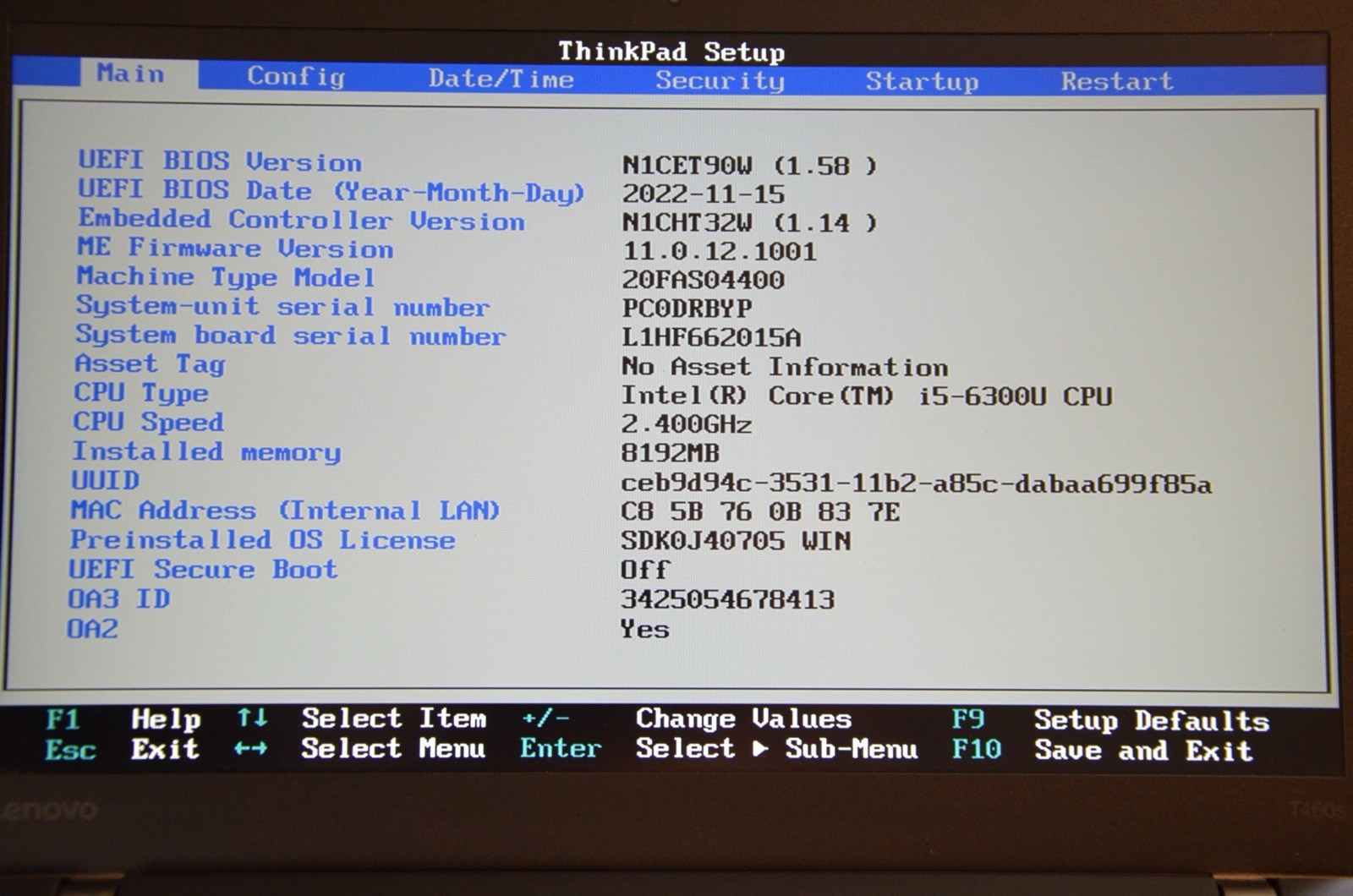Lenovo ThinkPad T460s i5-6300U 8GB RAM Business Notebook Laptop Windows Touchscr