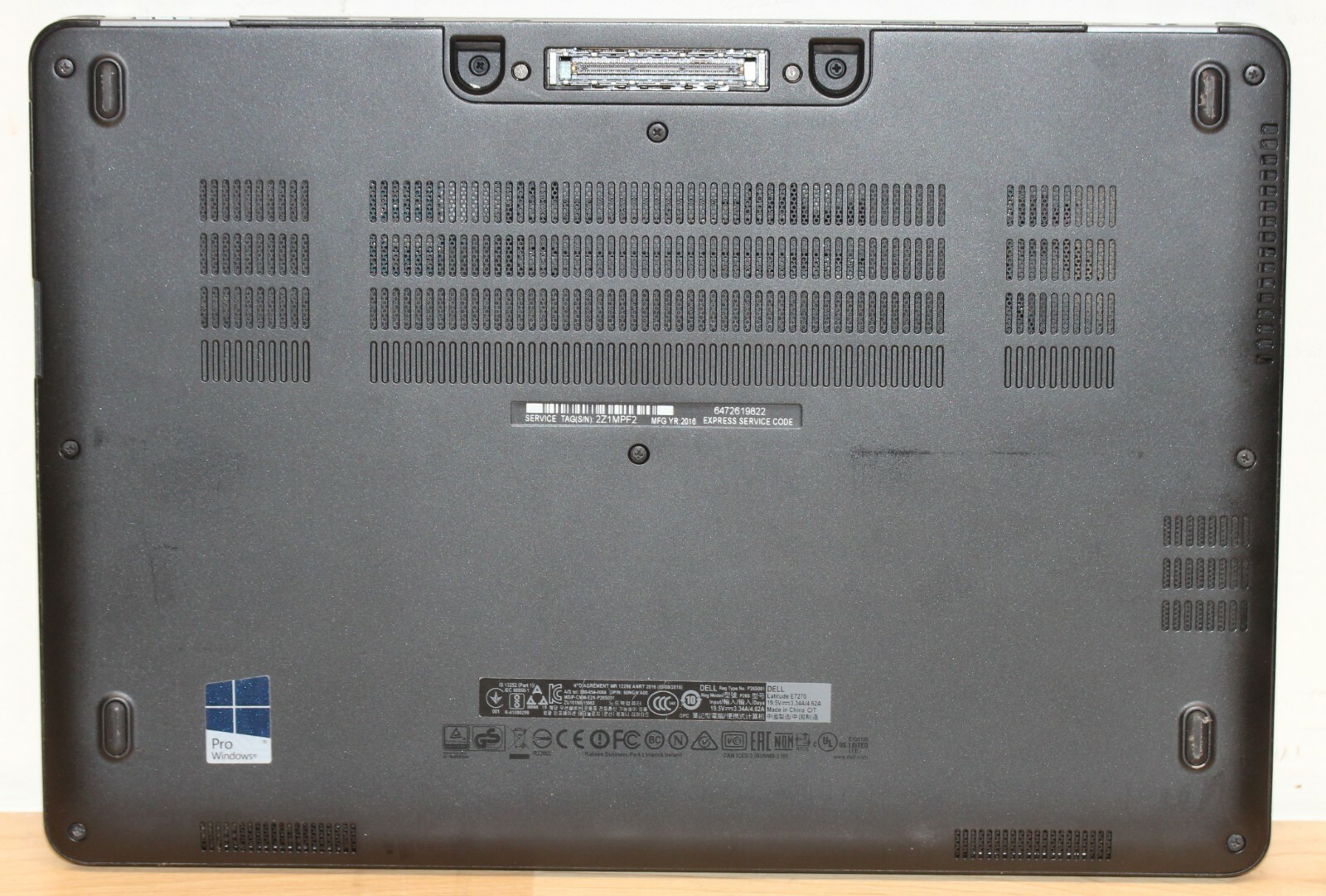 Latitude E7270 12.5″, i5 2.4GHz 6th Gen, 8GB, 250GB SSD, Win 10 Pro (free ship)