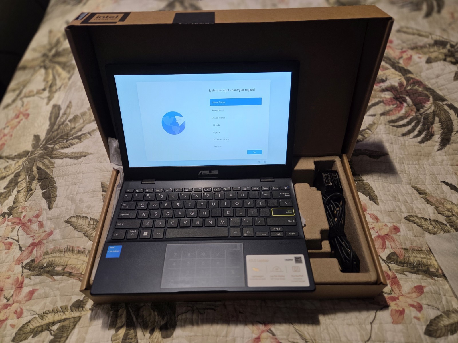 ASUS Vivobook Go 11.6” HD Laptop (4GB/128GB SSD) + ASUS VT168 15.6″ HD Monitor