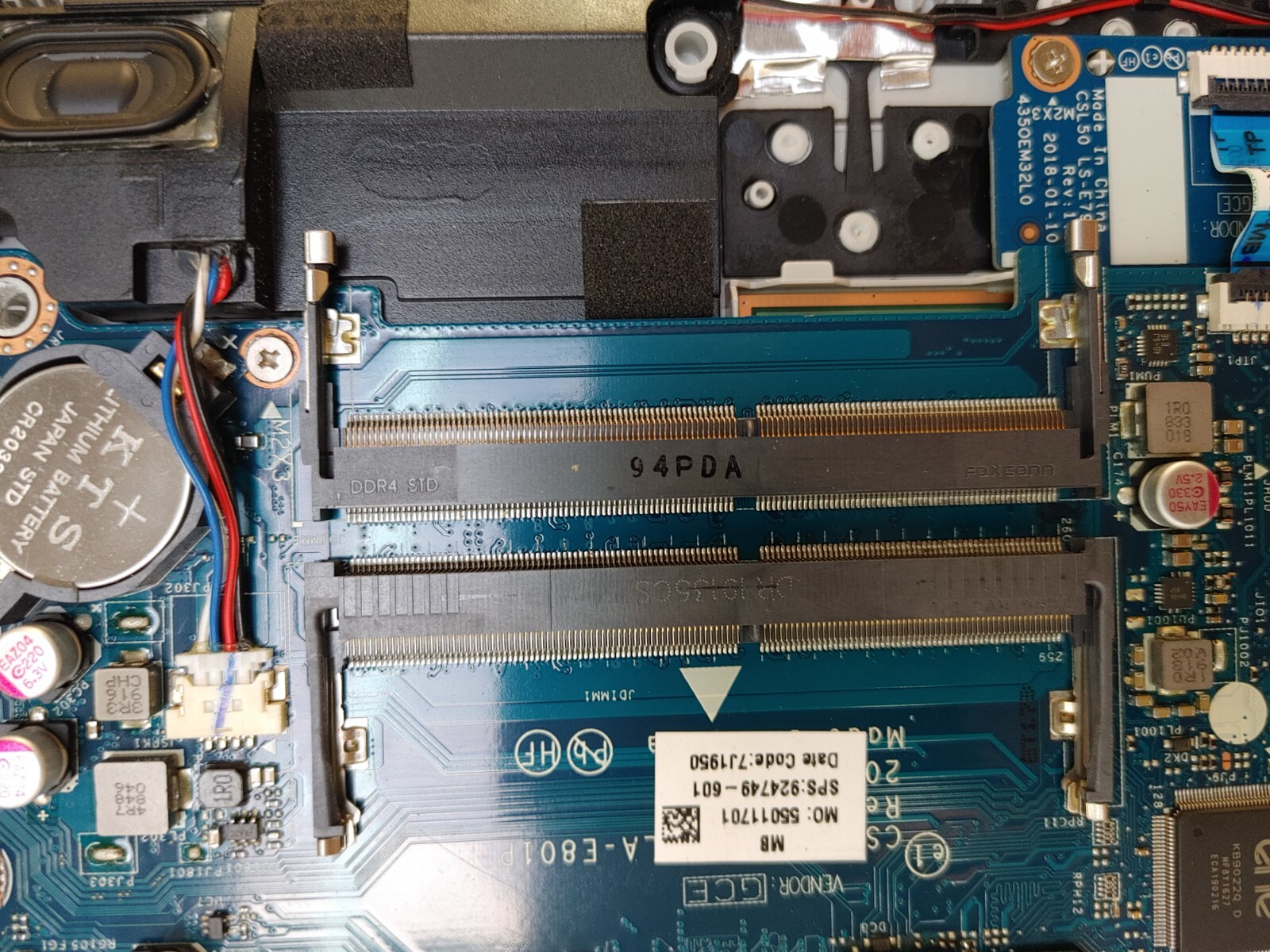 HP Notebook 15-bs0xx Core i3-7100U@ 2.4Ghz NO RAM ,NO HD ( Selling Motherboard)