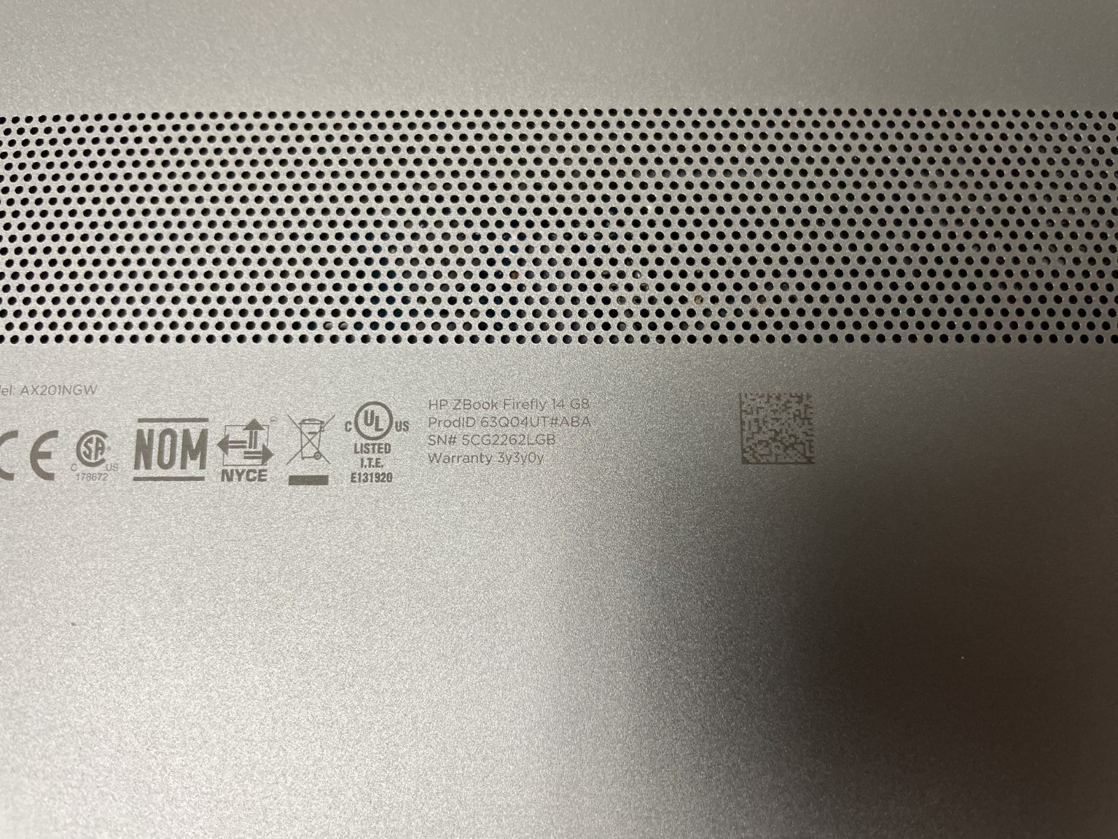 HP Firefly 14 G8 Intel i5-1135G7 @2.40GHz 8GB RAM NO SSD No Power Parts *READ