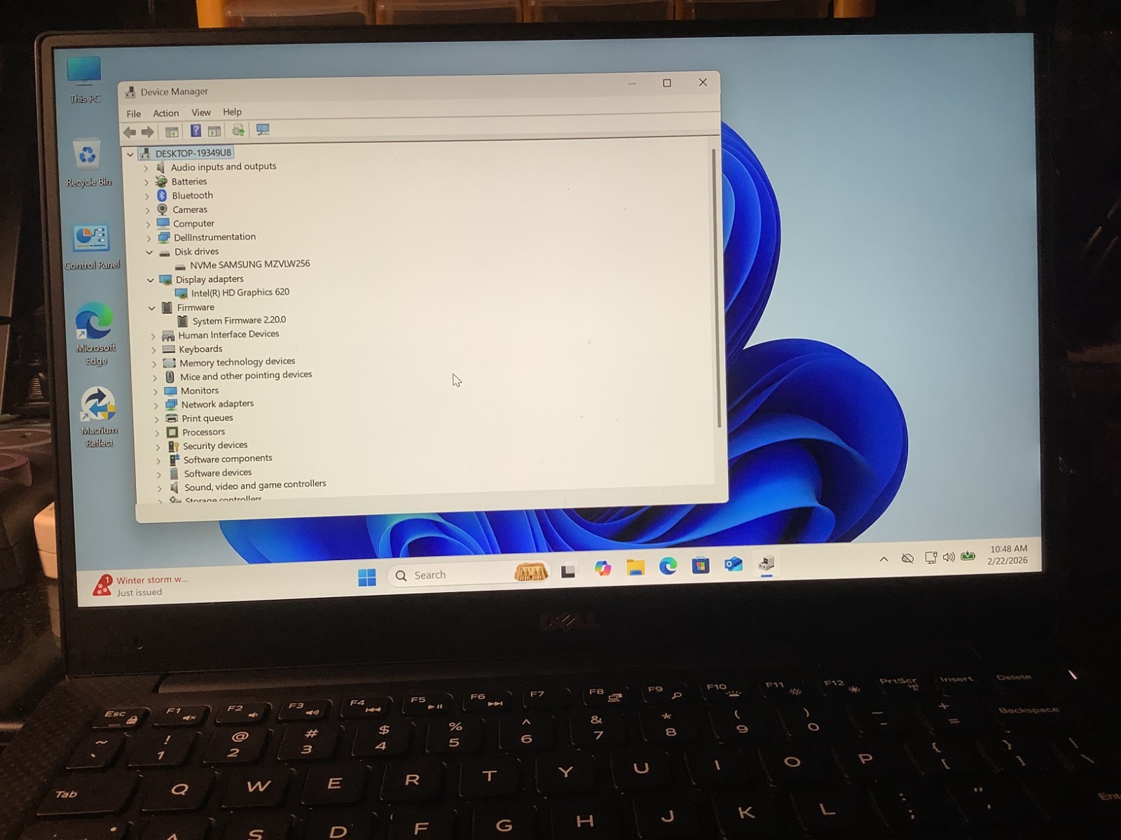 Dell XPS 9360, i5 7200u, 8 GB – 256 GB M2 NVMe SSD Windows 11 Pro # 5XK22G2