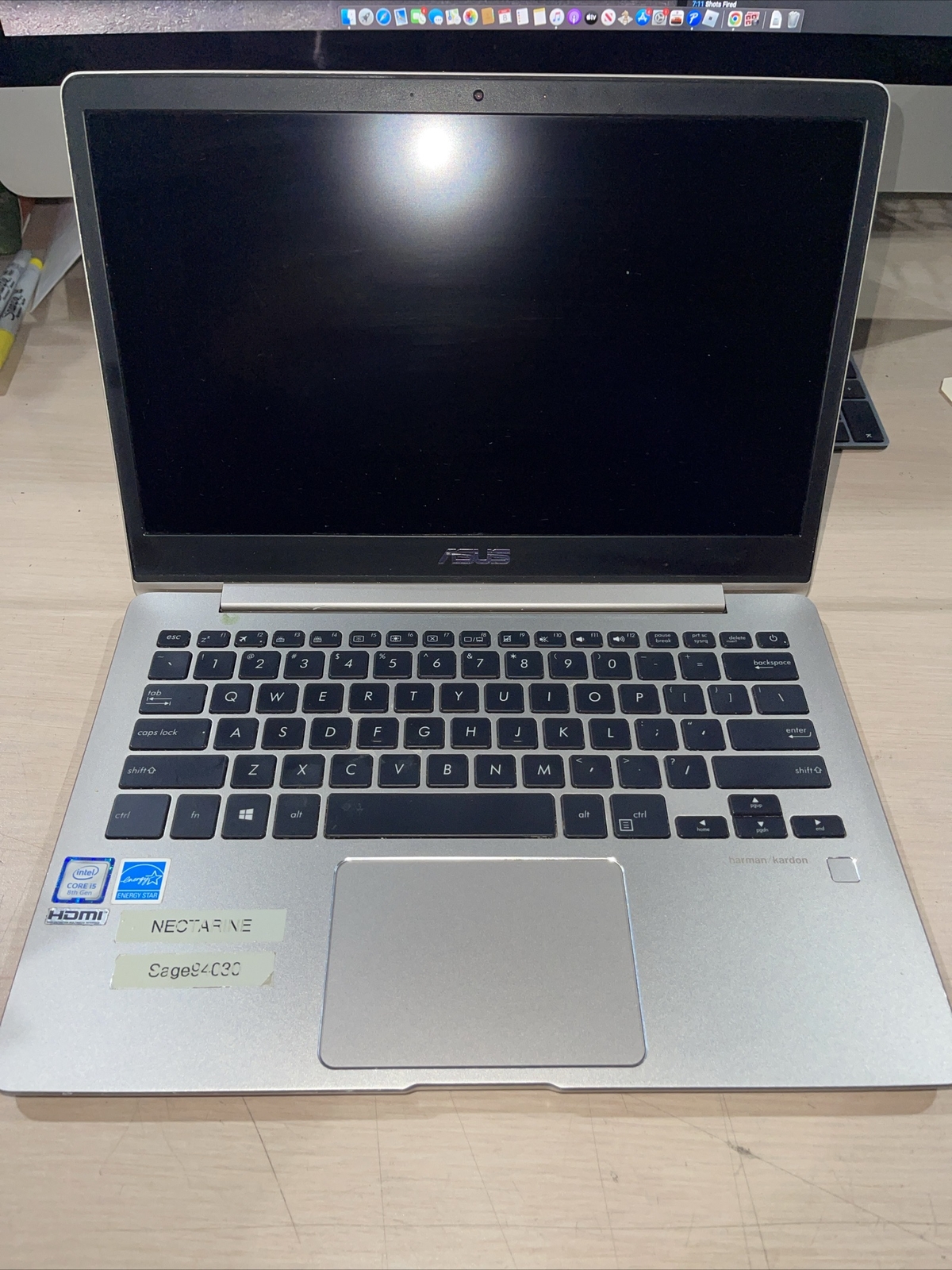 ASUS UX331U Notebook Intel Core i5 8th Gen 8GB RAM NO HD