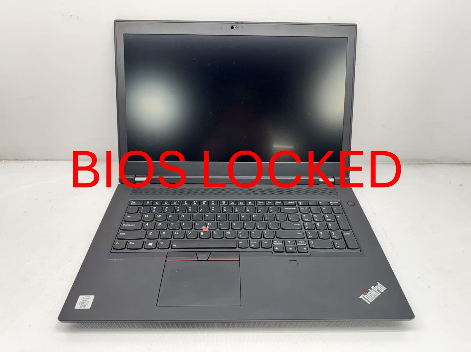ThinkPad P17 Gen1 17.3″ i7-10850H@2.7GHz 16GB RAM NVIDIA T1000 BIOS LOCKED*Read*
