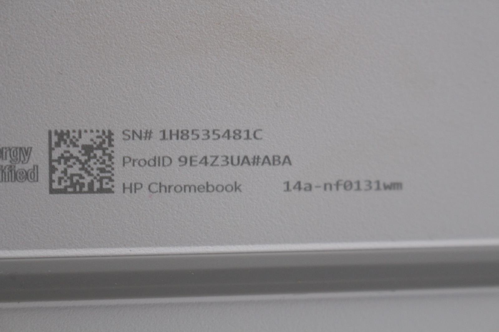 HP Chromebook 14a-nf0131wm 14in N200 4GB 128GB ChromeOS Laptop