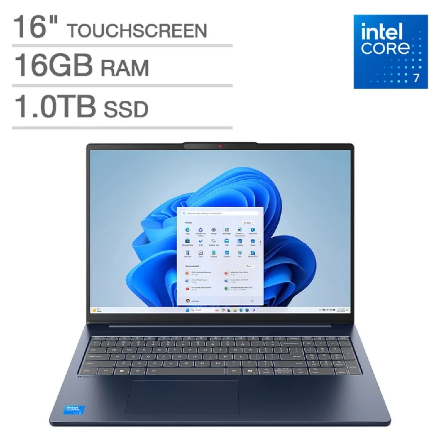 📍Lenovo Laptop IdeaPad Slim 5i – 16″FHD 240Hz Core 7 240H Touch Backlit Win Pro