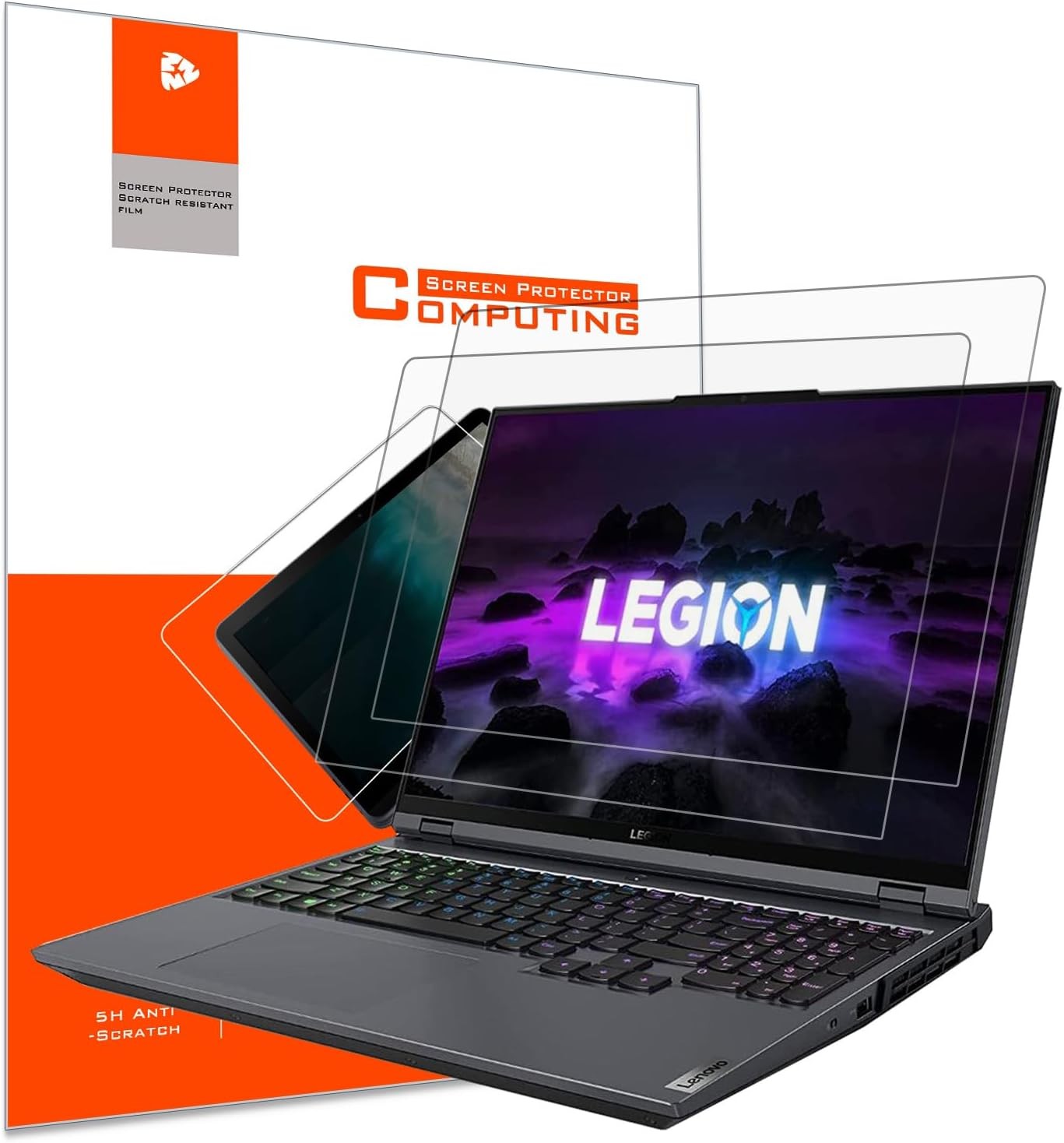 2 Pack Anti Glare Screen Protector for Lenovo Legion 16″, Legion 5 Pro/5i Pro
