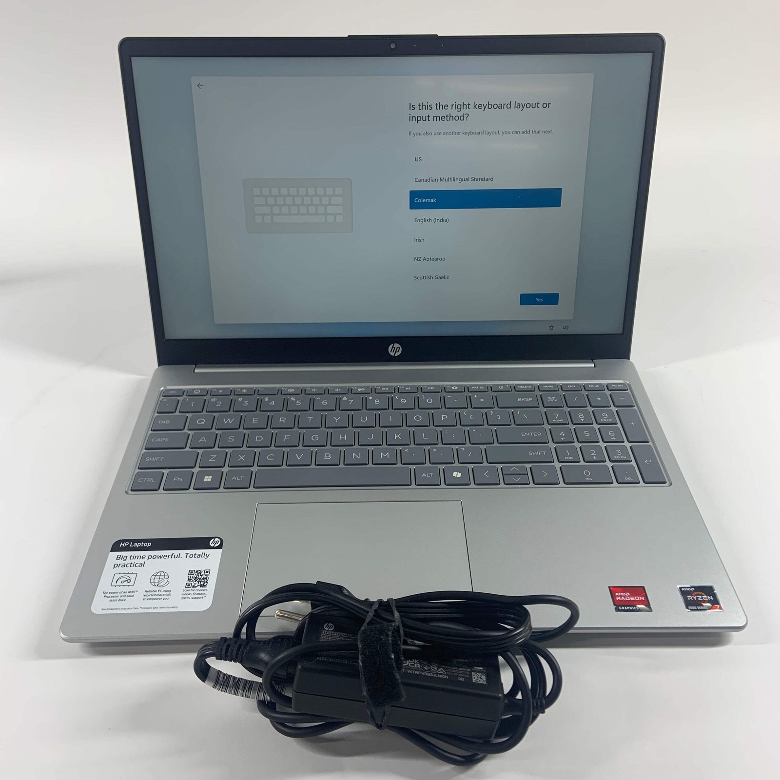 HP Pavilion 15-FC0237NR 15.6″ Ryzen 7 5825U 2.0GHz 8GB RAM 512GB SSD
