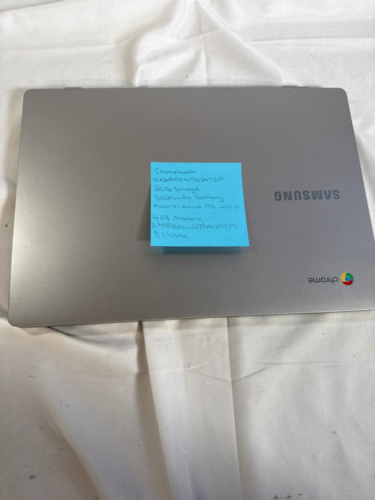 Samsung Chromebook 11.6″ XE310XBA Celeron N4020 4GB 32GB eMMC ChromeOS