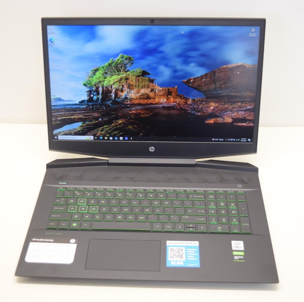HP Pavilion 17-cd1030nr *17″FHD*i7-10750H 2.6GHz 16GB 256GB *GTX 1660 Ti 6GB