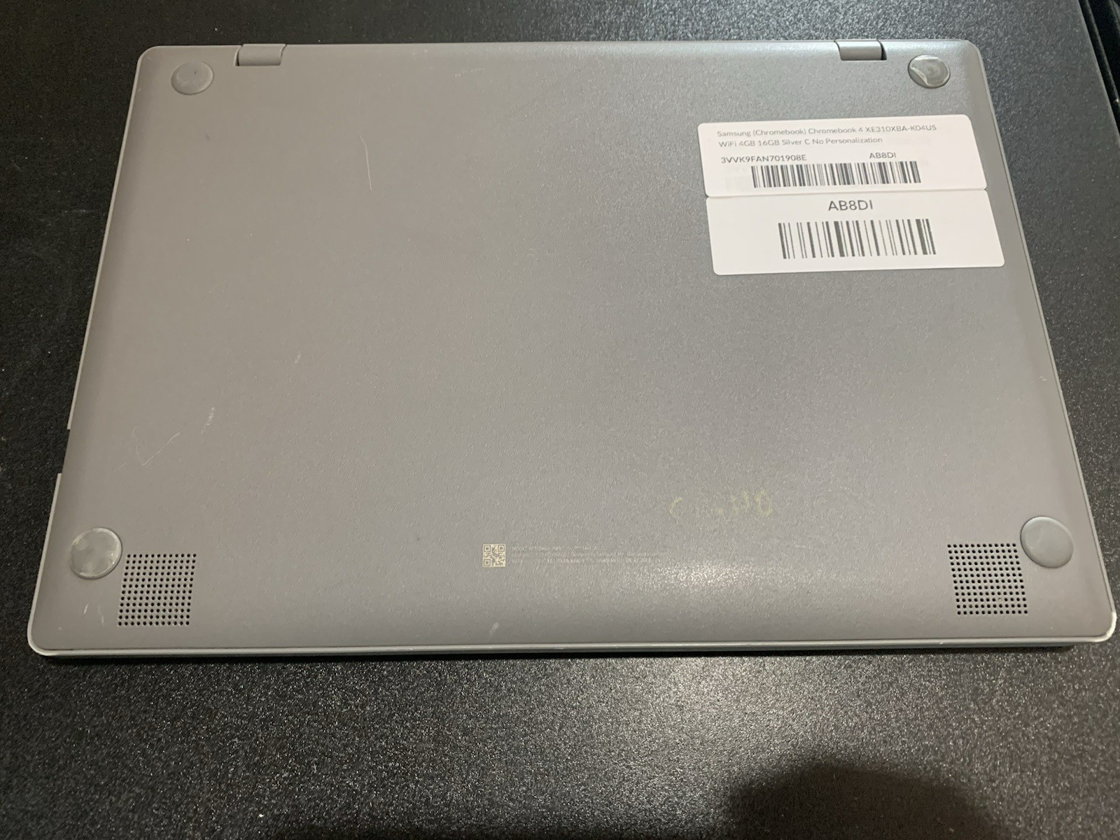 SAMSUNG XE310XBA Chromebook 4 , 11.6″, Factory Reset & Working Perfectly & Cable