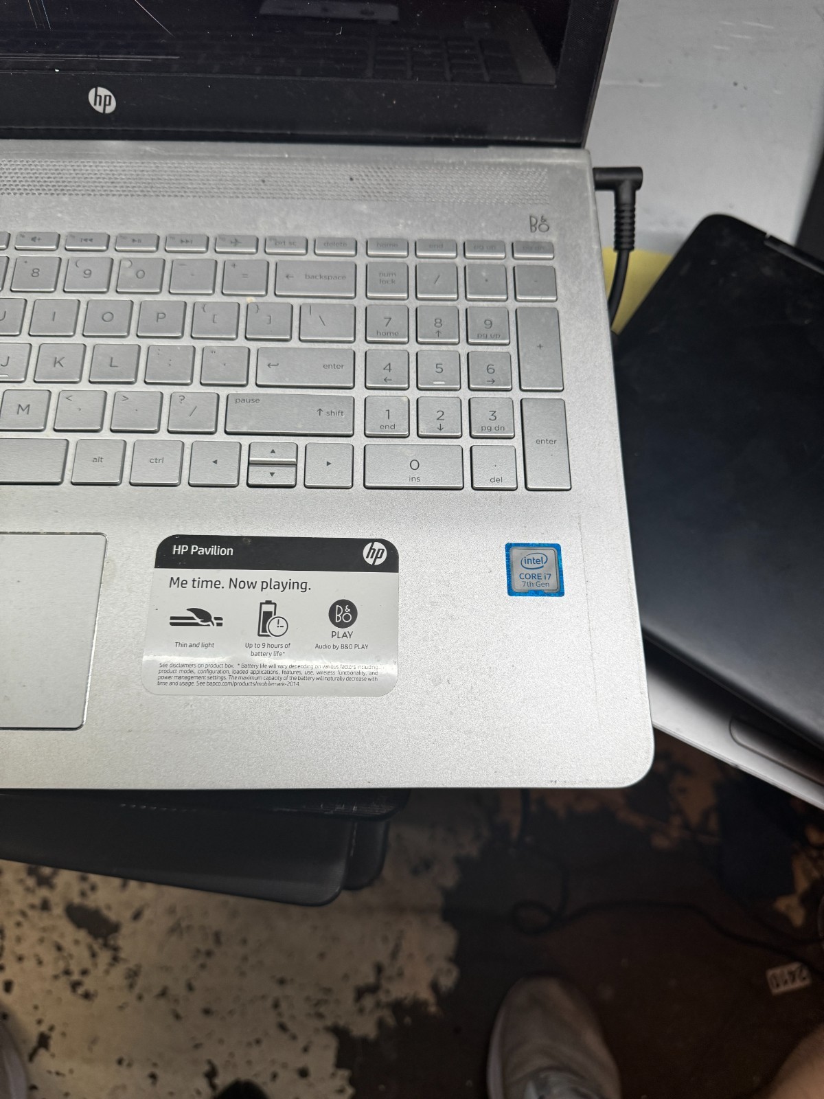 Hp Pavilion 7265NGW Intel Core i7 7th Gen Laptop for Parts/Repair #5811