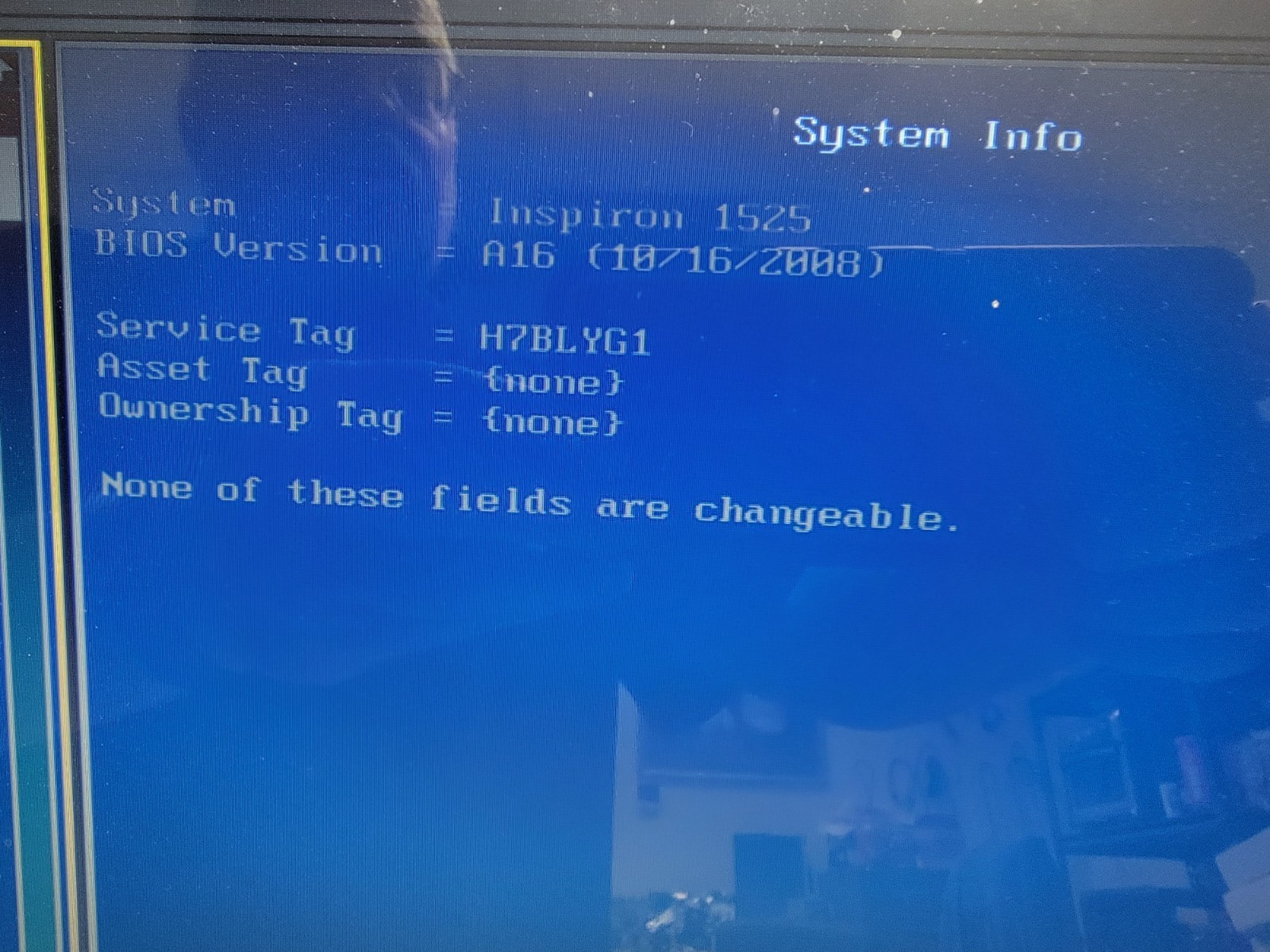 DELL INSPIRON 1525 LAPTOP DUAL CORE 2.00GHZ 2GB RAM – PARTS OR REPAIR ONLY