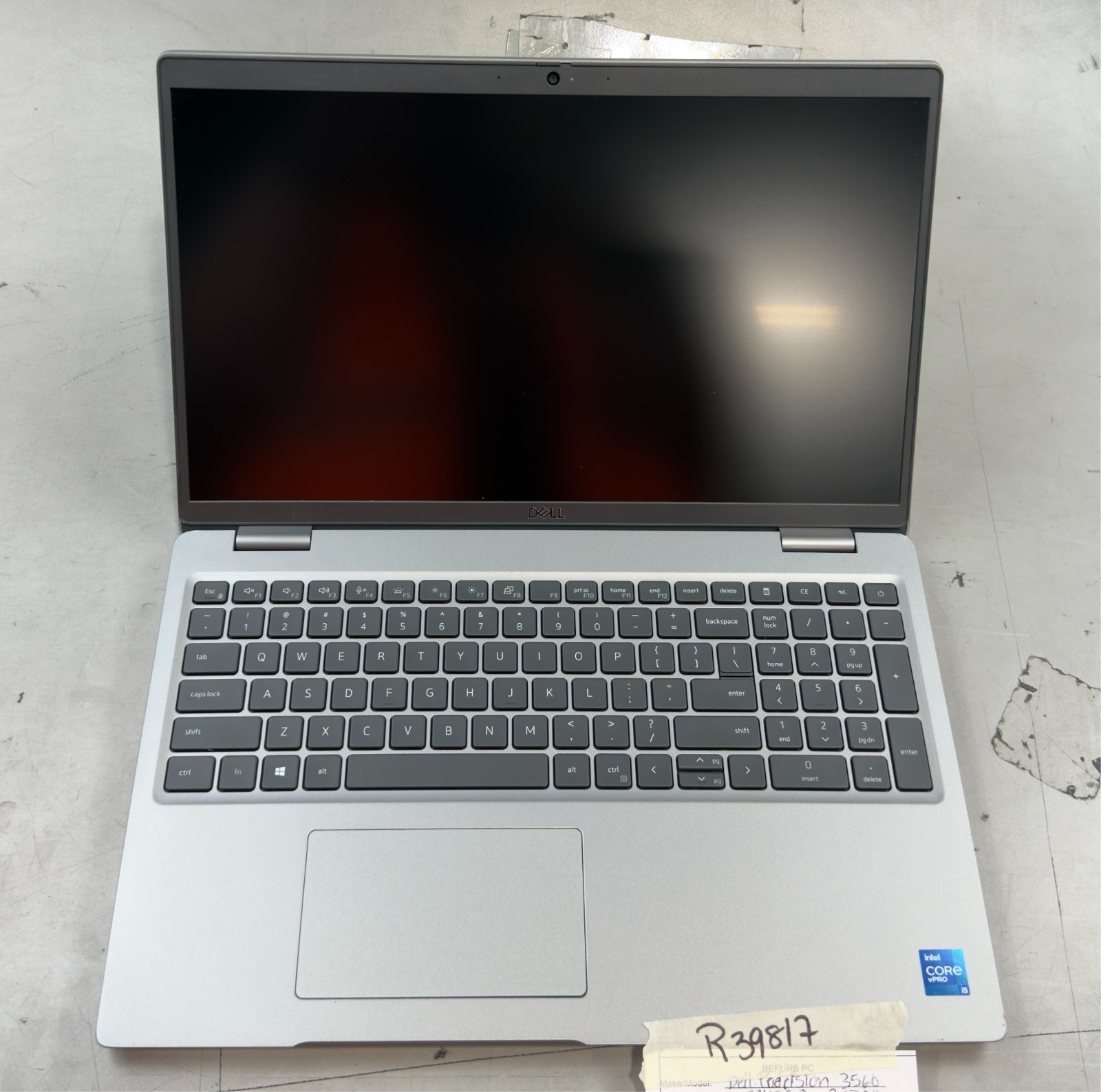 (Lot of 4) Dell Precision 3560 i5-1145G7 / 8GB RAM / T500 / NO SSD -RL6030