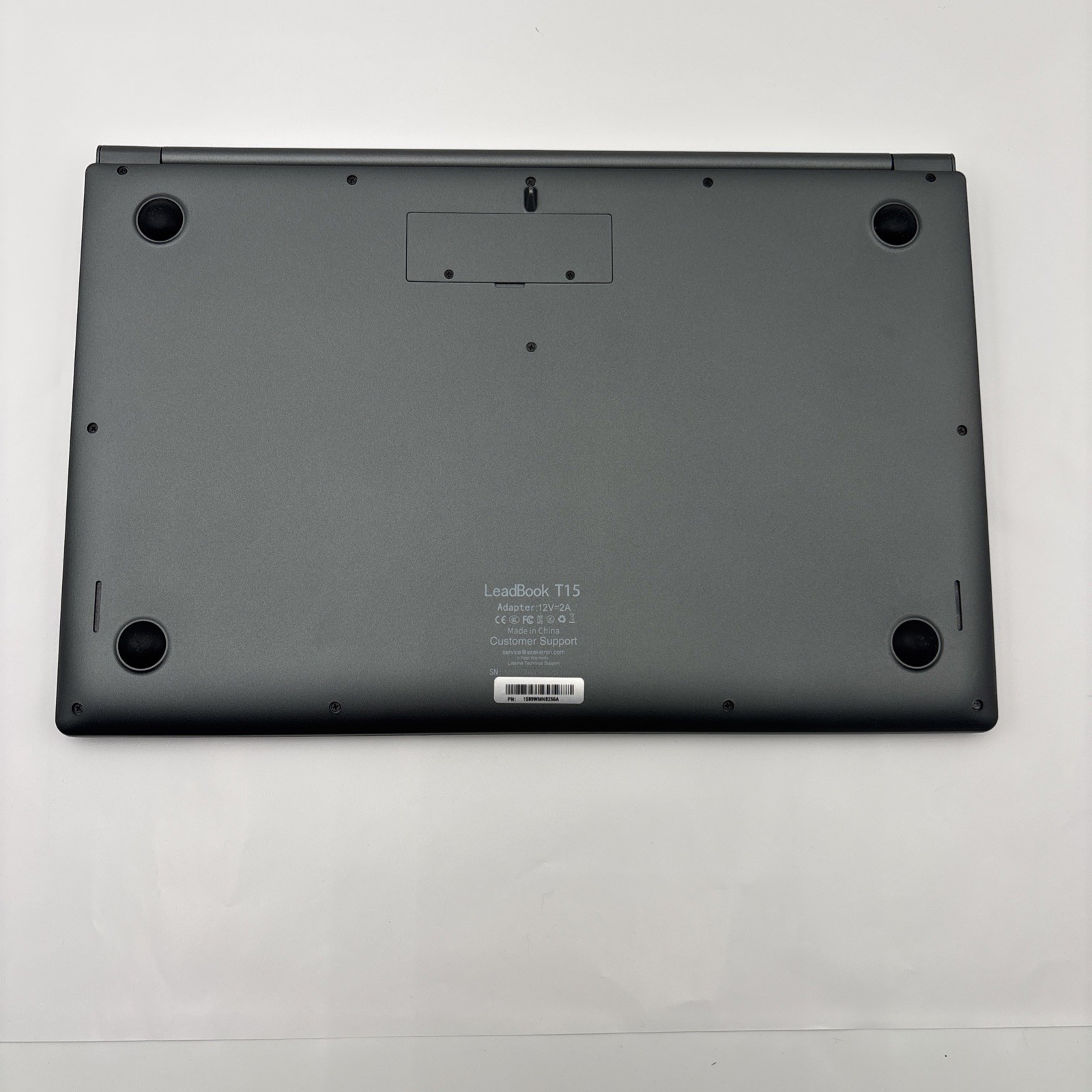 Morostron LeadBook T15 Intel Pentium CPU J3710-256GB 8GB RAM Gray Win 11 Pro New