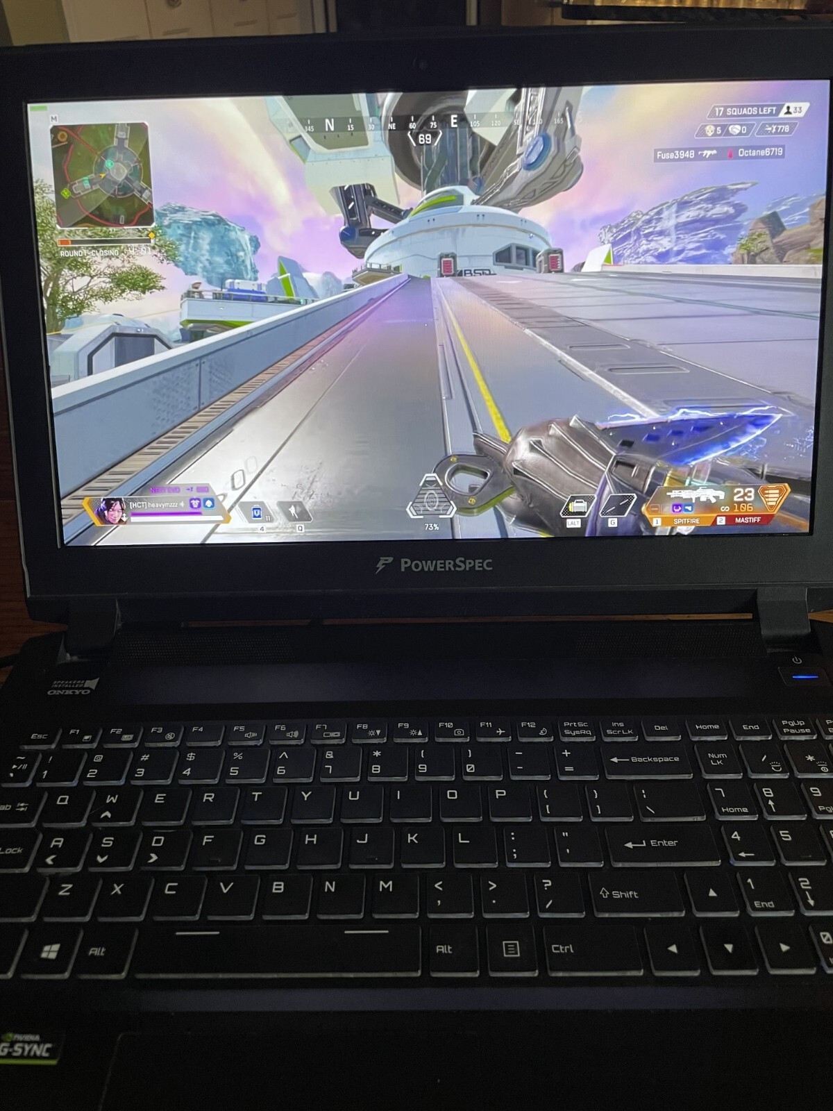PowerSpec 1510 i7-7700HQ GTX 1070 Gaming Laptop 15.6 in display RGB Keyboard