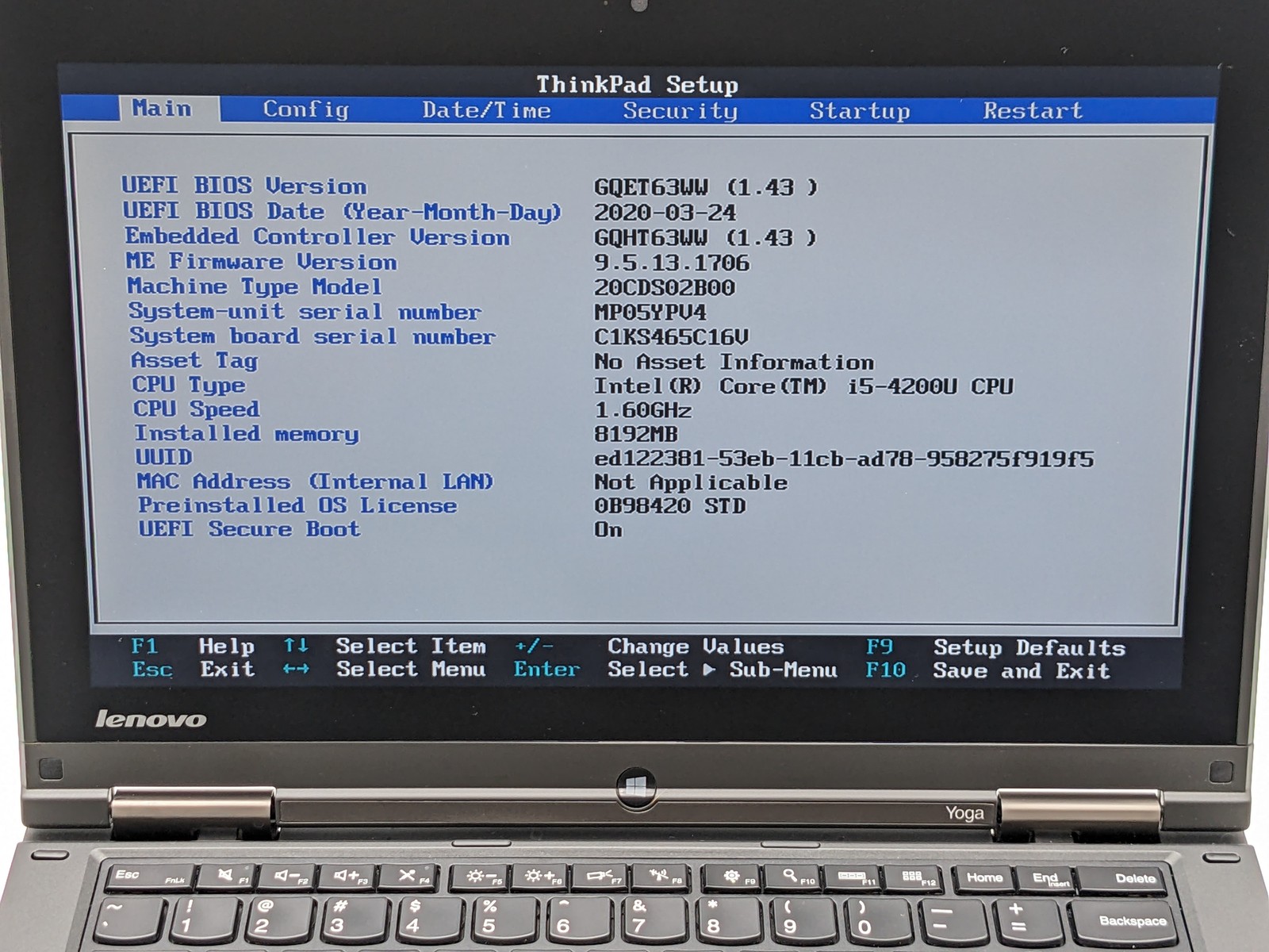 Lenovo ThinkPad Yoga 2-in-1 12″ FHD Touch I5-4200U 128GB 8GB W10 Stylus *READ*