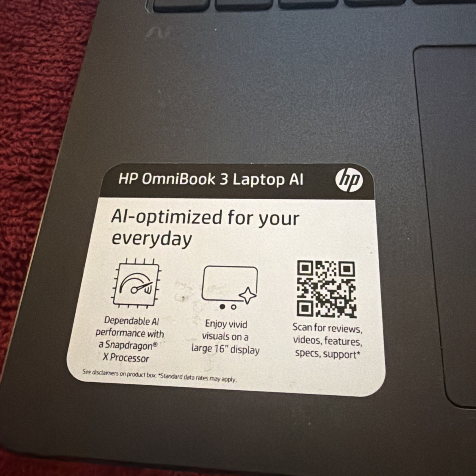 Hp Omni 3 Laptop 16-bz0019wm