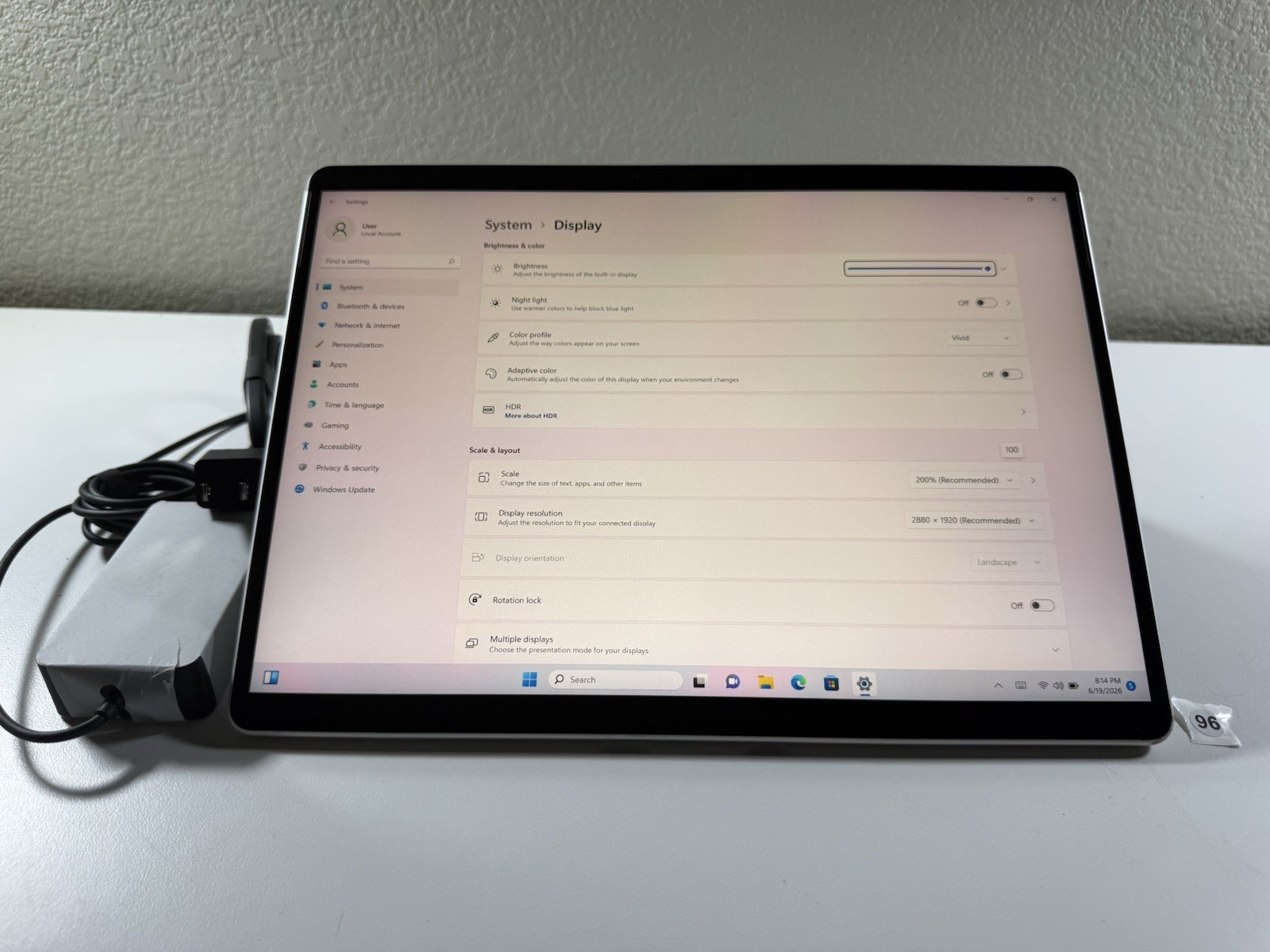 Microsoft Surface Pro 8 (1982) i5-1145G7 – 16GB RAM – 256GB 120Hz – Win 11 Pro