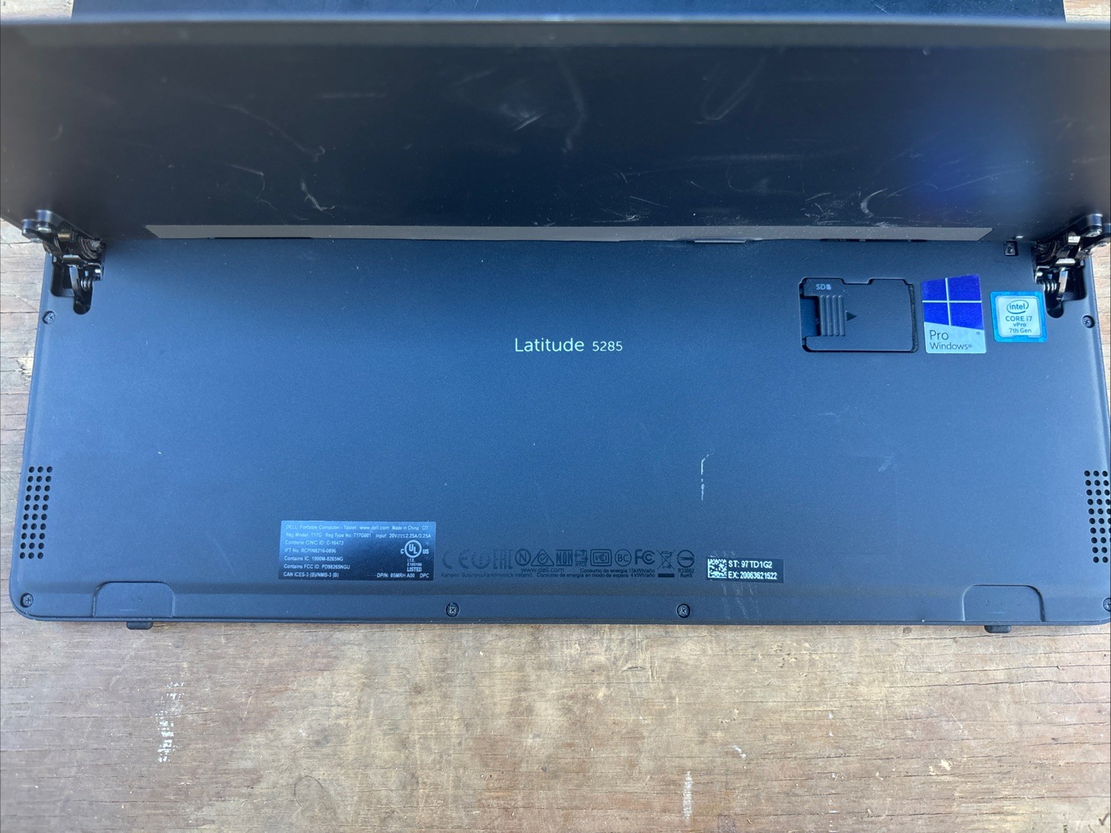 Dell Latitude 5285 (2-in-1) 12.5” Computer Tablet UNTESTED FOR PARTS