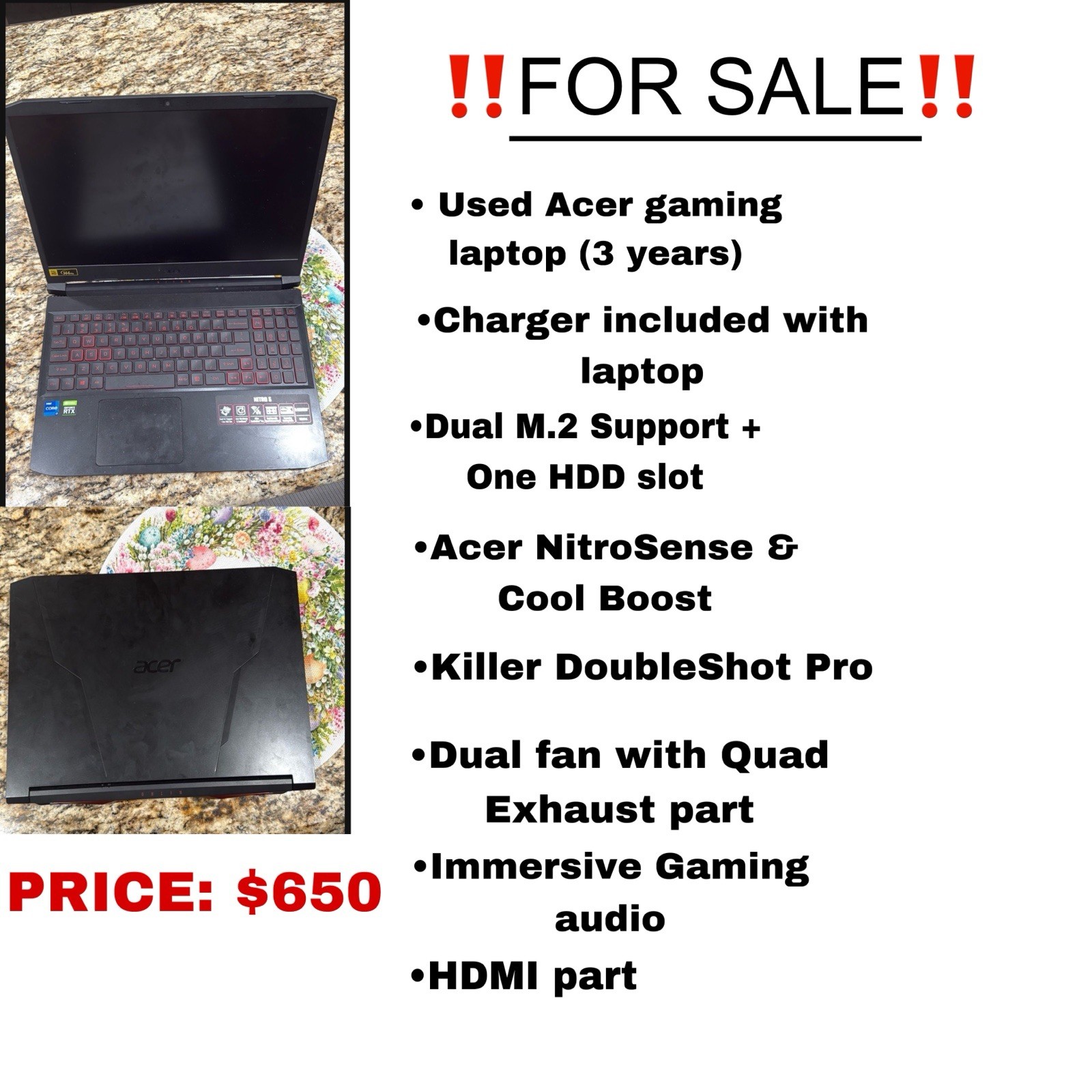 Acer Nitro 5 Gaming Laptop