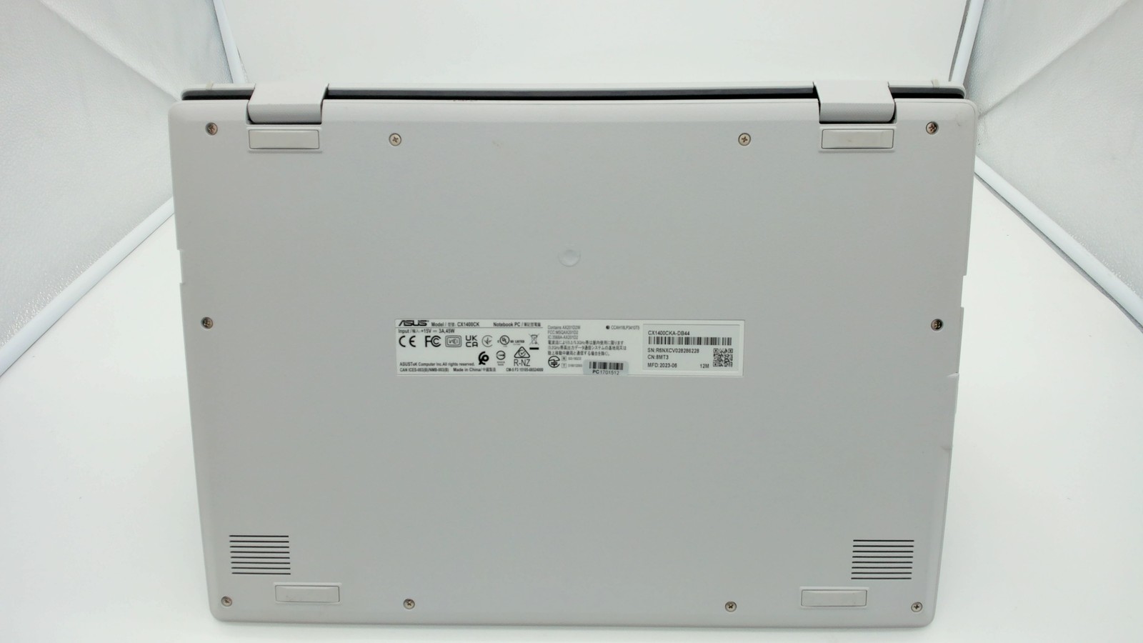 Asus Chromebook CX1 14″ Intel Celeron N4500 4GB 64GB CX1400CKA-DB44 PC1701512