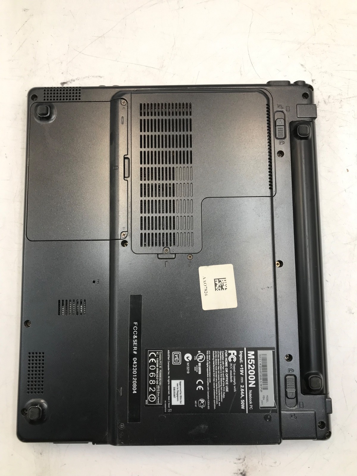 ASUS M5200N Intel Pentium M 12″ Laptop 760 MB RAM -BOOTS BIOS- MZ