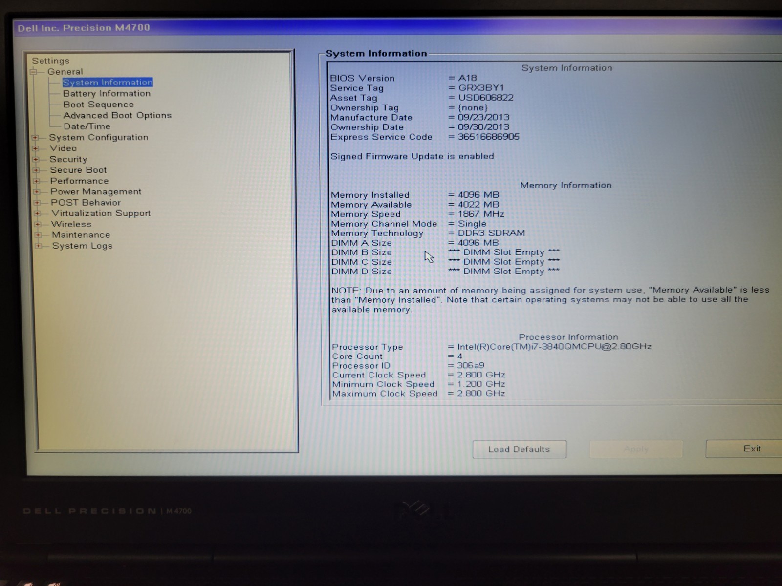 5x Dell Precision M4700/M4800 Mixed i7 4GB *No HDD/OS/Cover/Batt* | LP529DS
