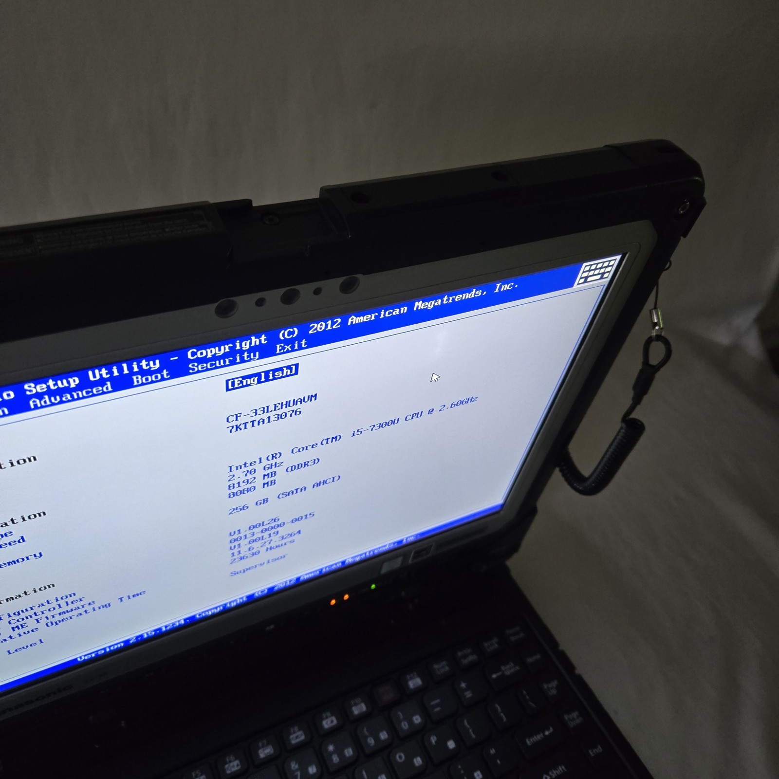Panasonic Toughbook CF-33 i5-7300U 2.6GHz 256GB SSD 8GB Ram 4G — W11 — Grade B